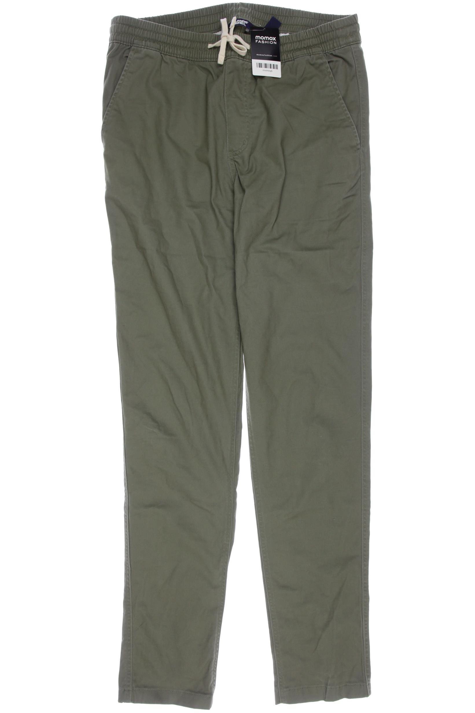 

Lands End Damen Stoffhose, grün, Gr. 0