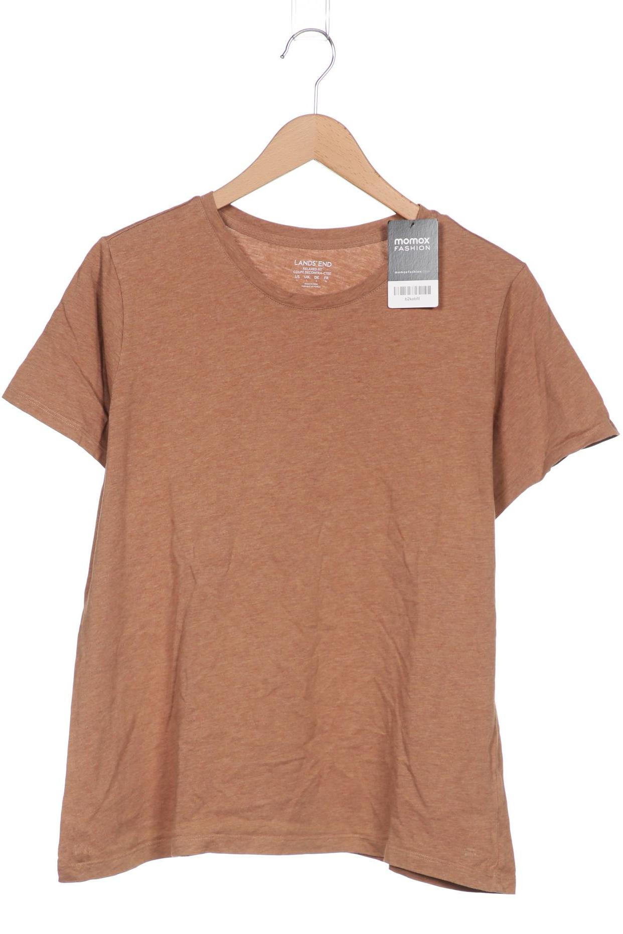 

Lands End Damen T-Shirt, braun, Gr. 42