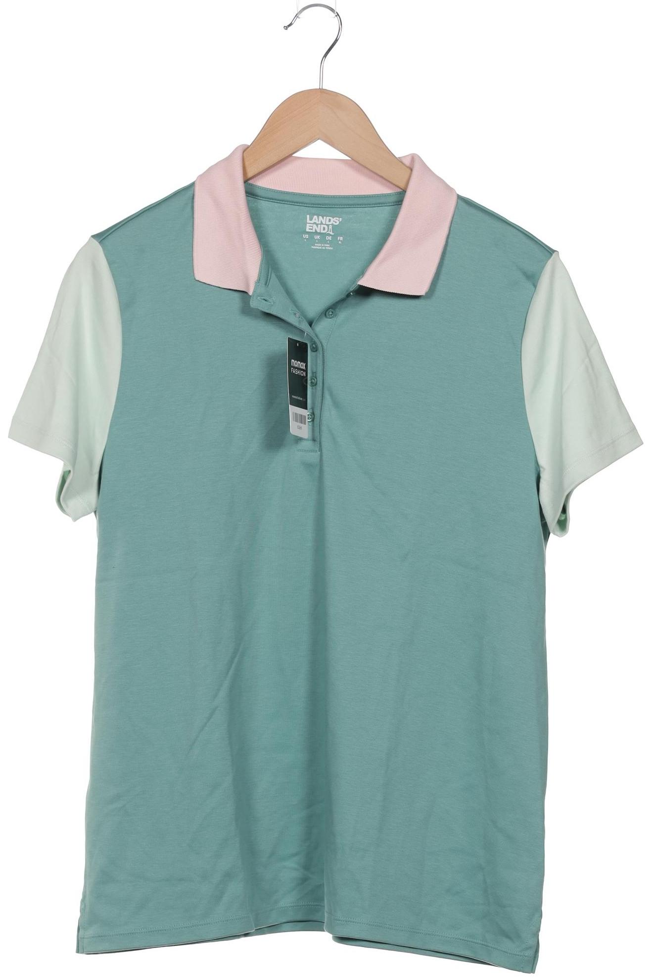 

Lands End Damen Poloshirt, türkis, Gr. 42