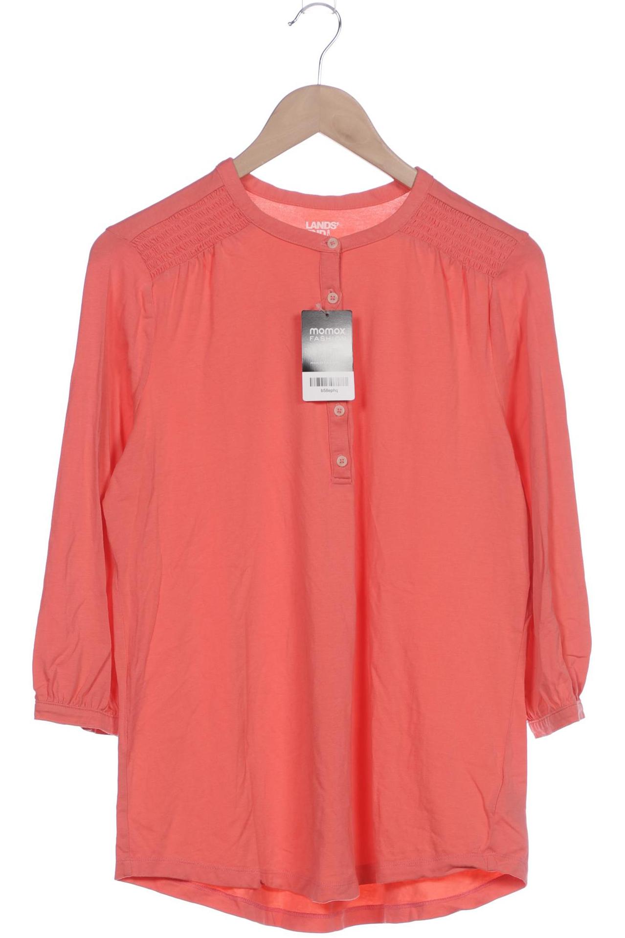 

Lands End Damen Langarmshirt, pink, Gr. 38