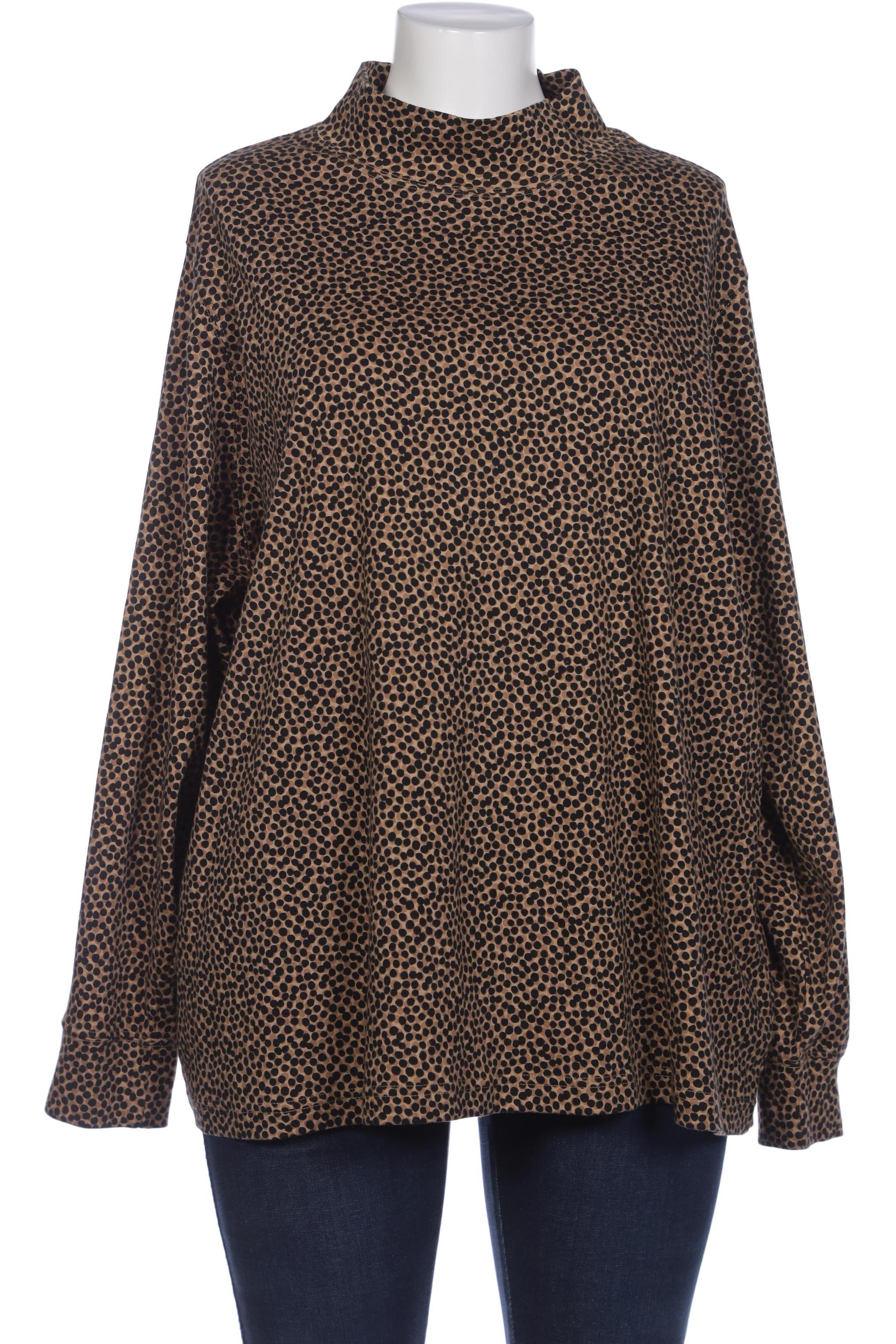 

Lands End Damen Langarmshirt, braun, Gr. 56
