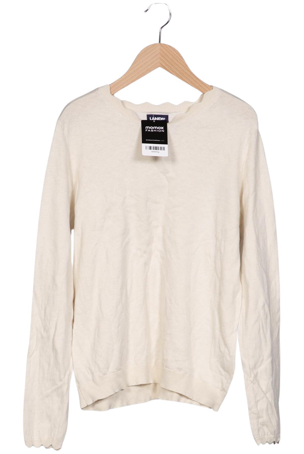 

Lands End Damen Pullover, cremeweiß, Gr. 36