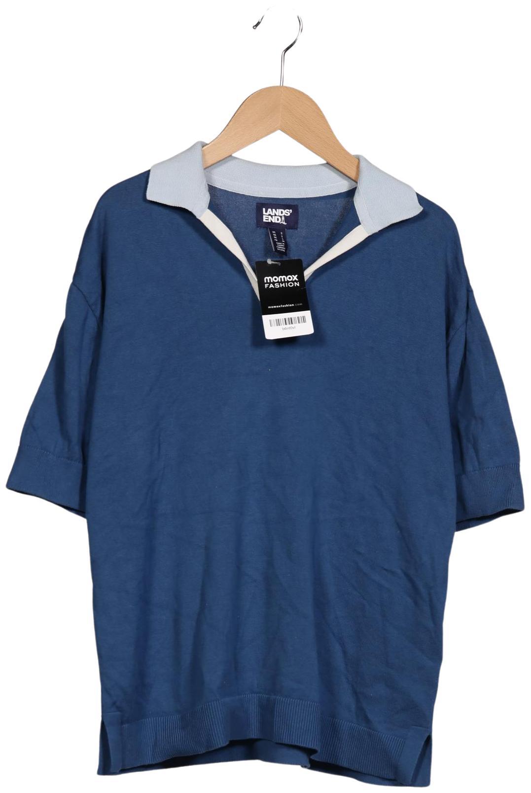

Lands End Damen Poloshirt, blau, Gr. 36