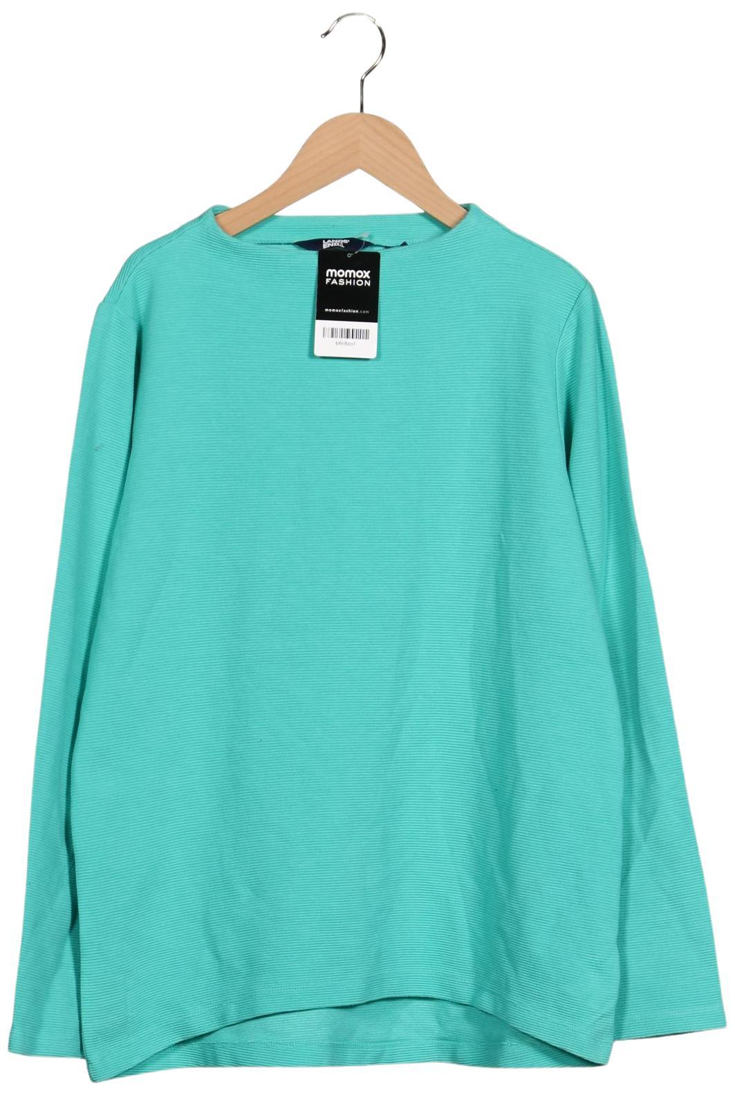 

Lands End Damen Sweatshirt, türkis, Gr. 38