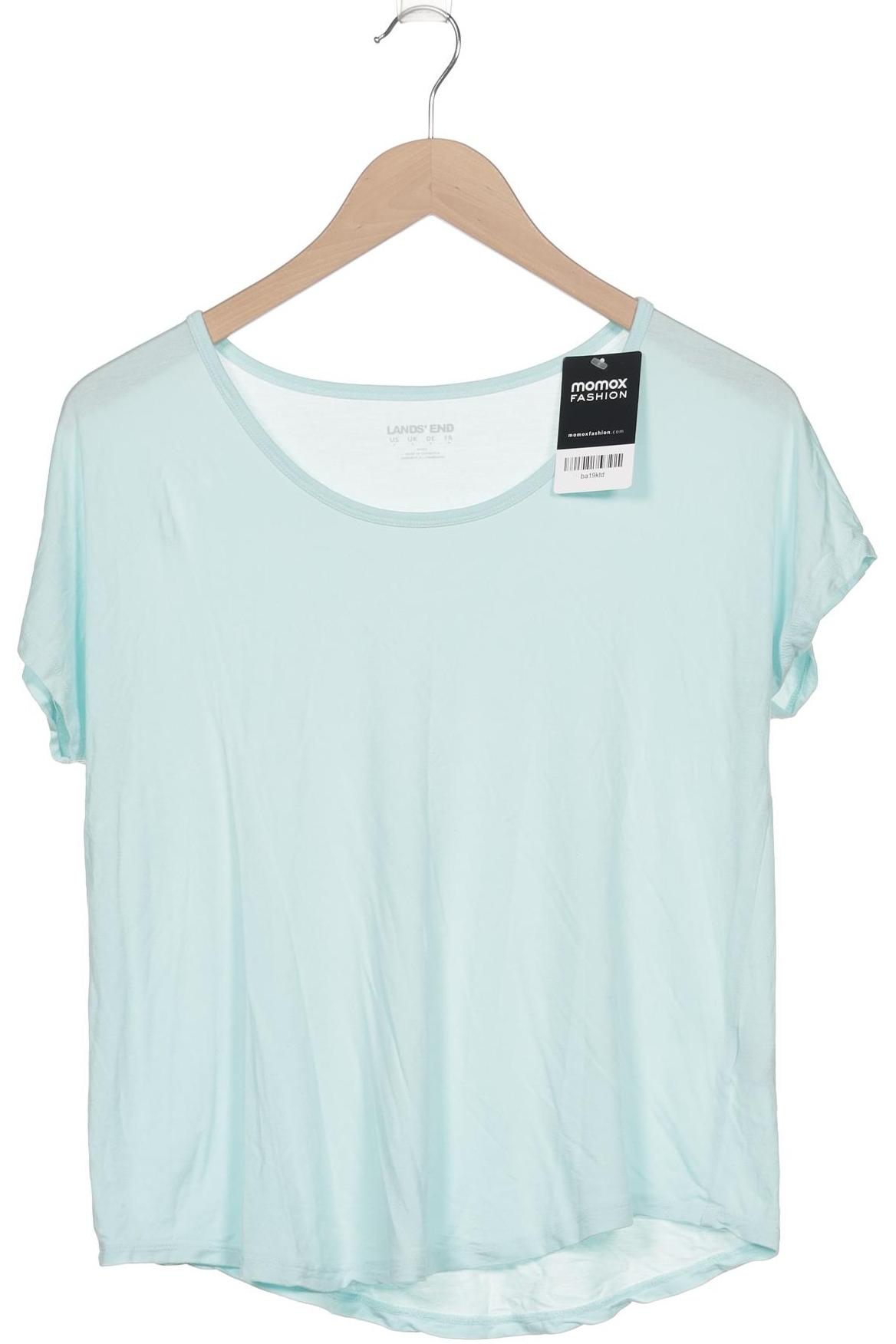 

Lands End Damen T-Shirt, blau, Gr. 36