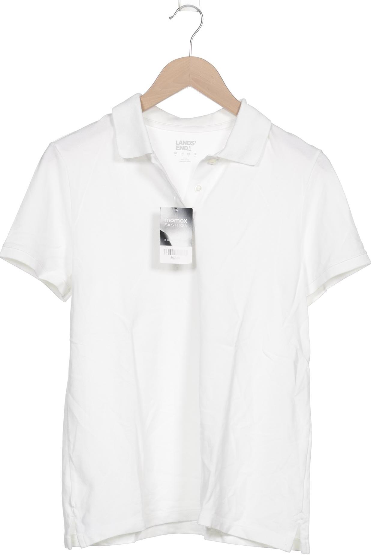 

Lands End Damen Poloshirt, weiß, Gr. 36
