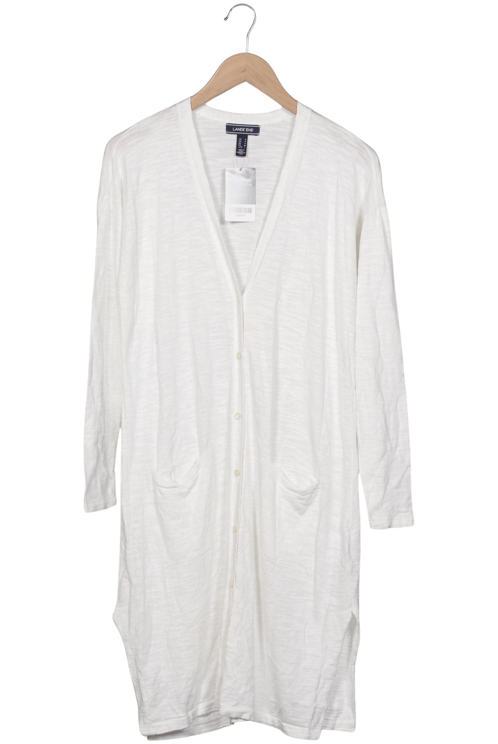 

Lands End Damen Strickjacke, cremeweiß, Gr. 36