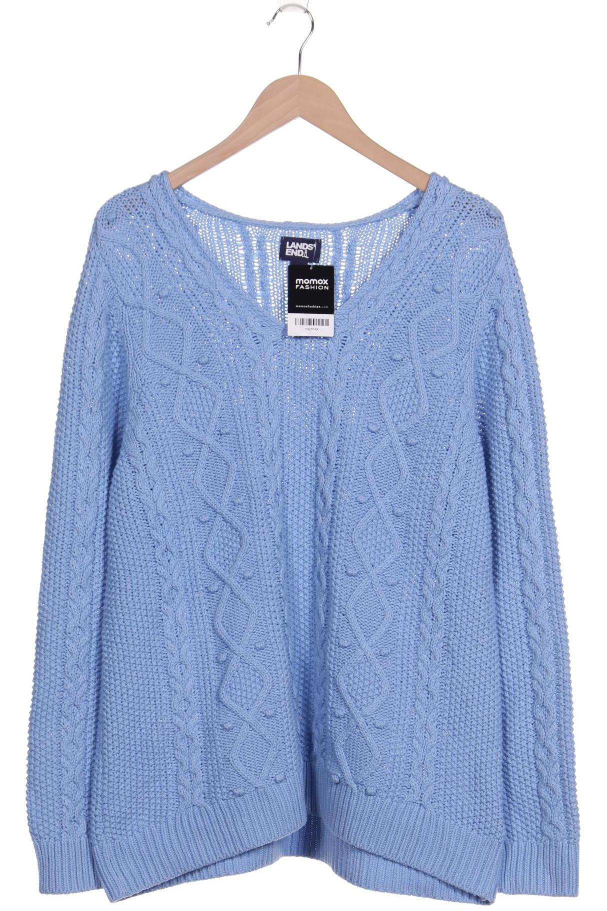 

Lands End Damen Pullover, blau, Gr. 42