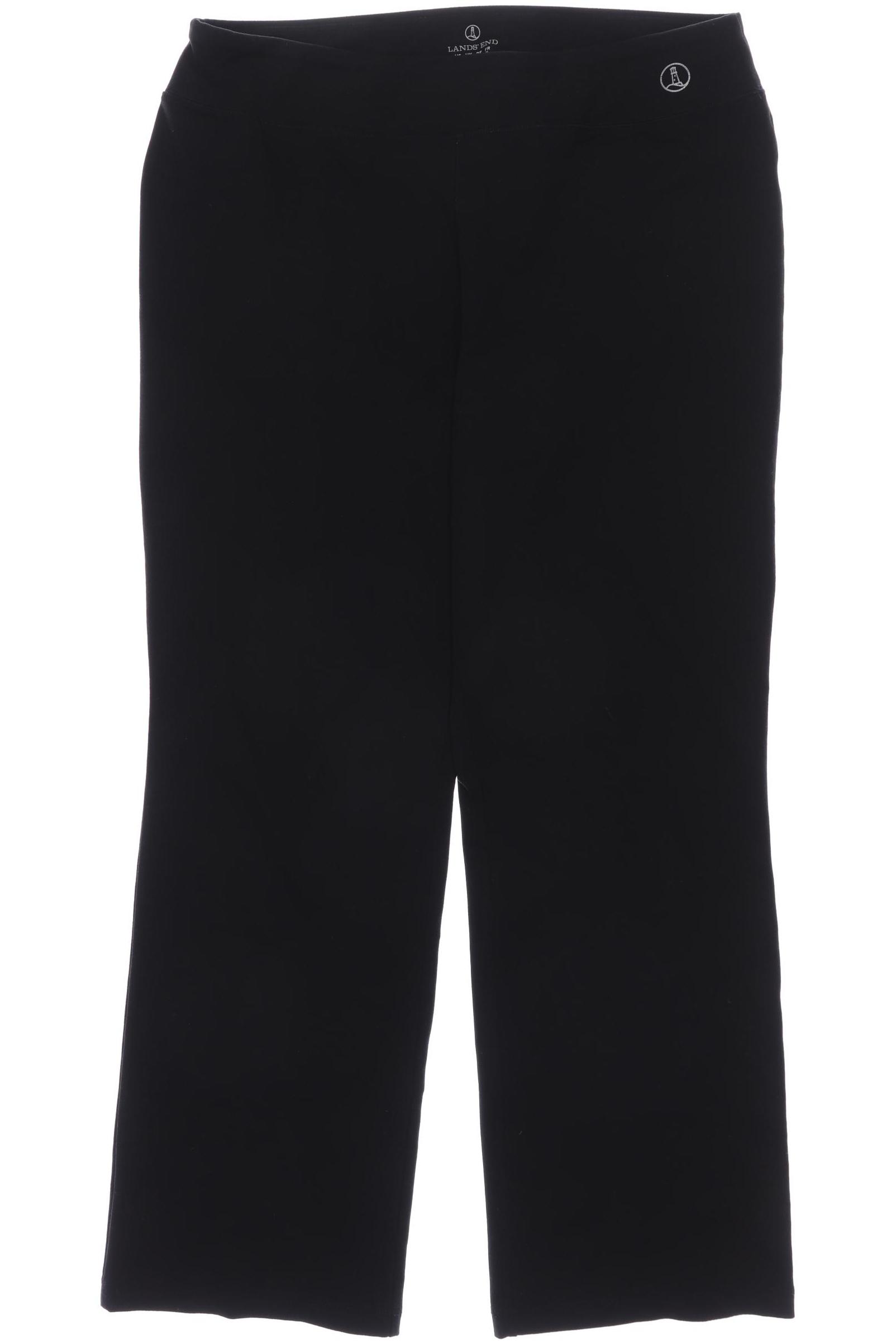 

Lands End Damen Stoffhose, schwarz, Gr. 0