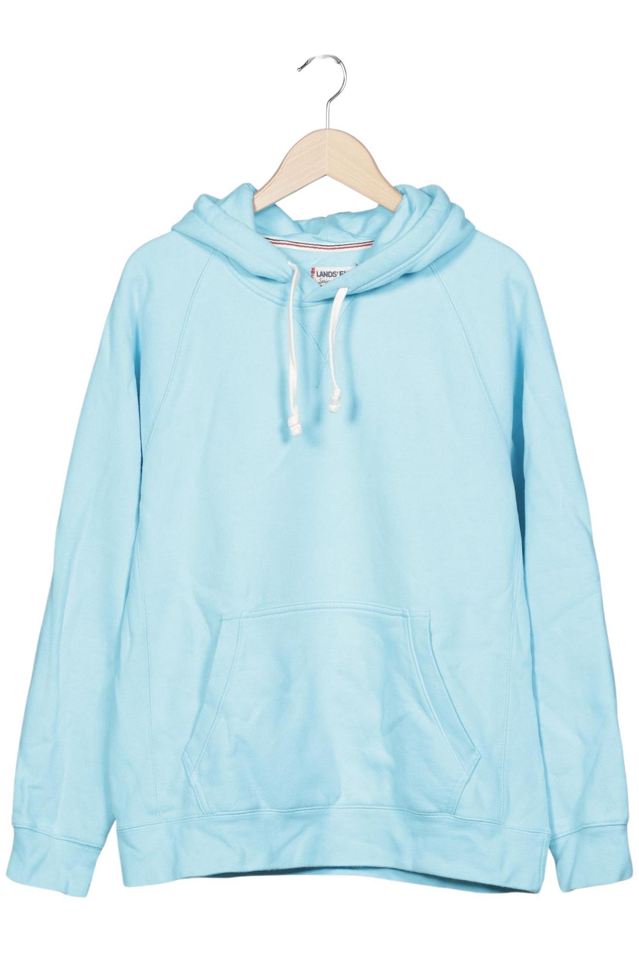 

Lands End Damen Kapuzenpullover, hellblau, Gr. 42