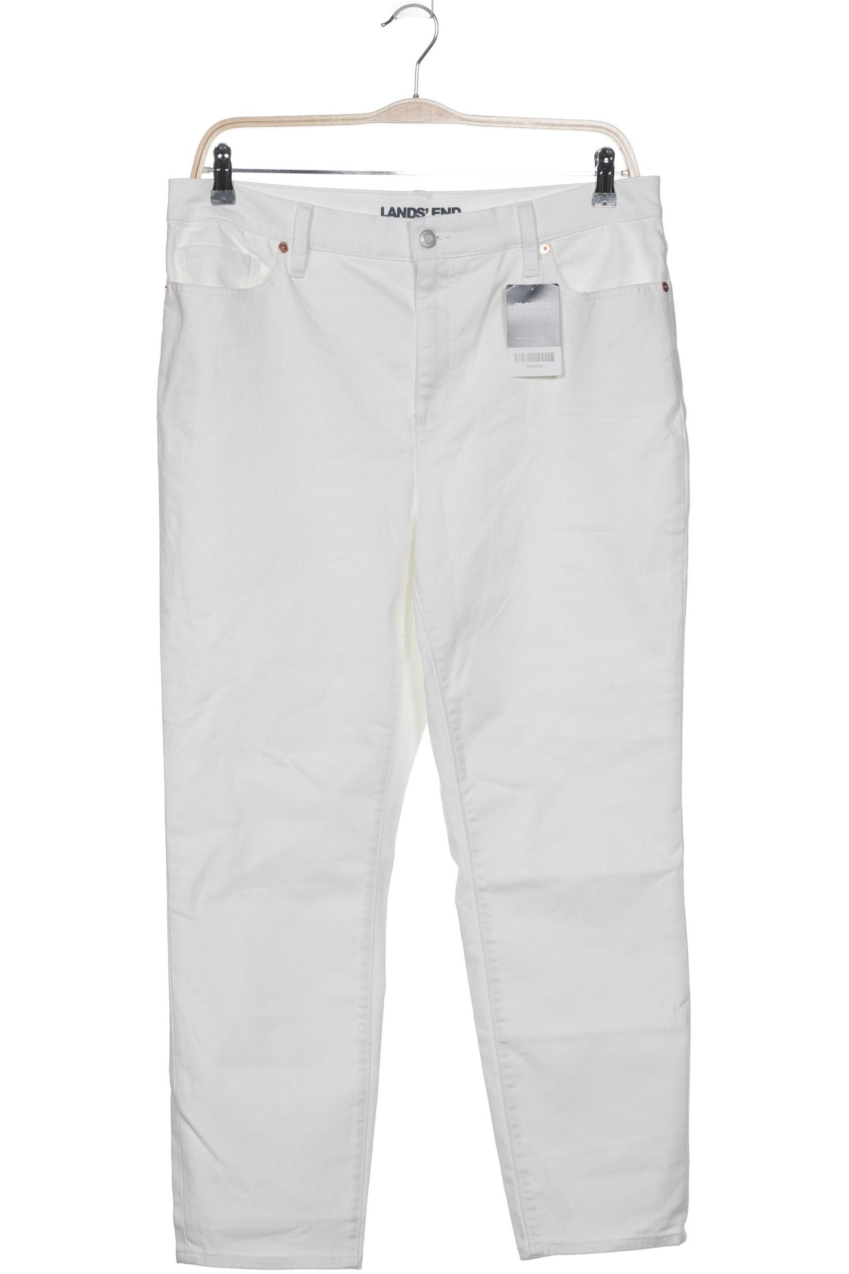 

Lands End Damen Jeans, weiß, Gr. 46