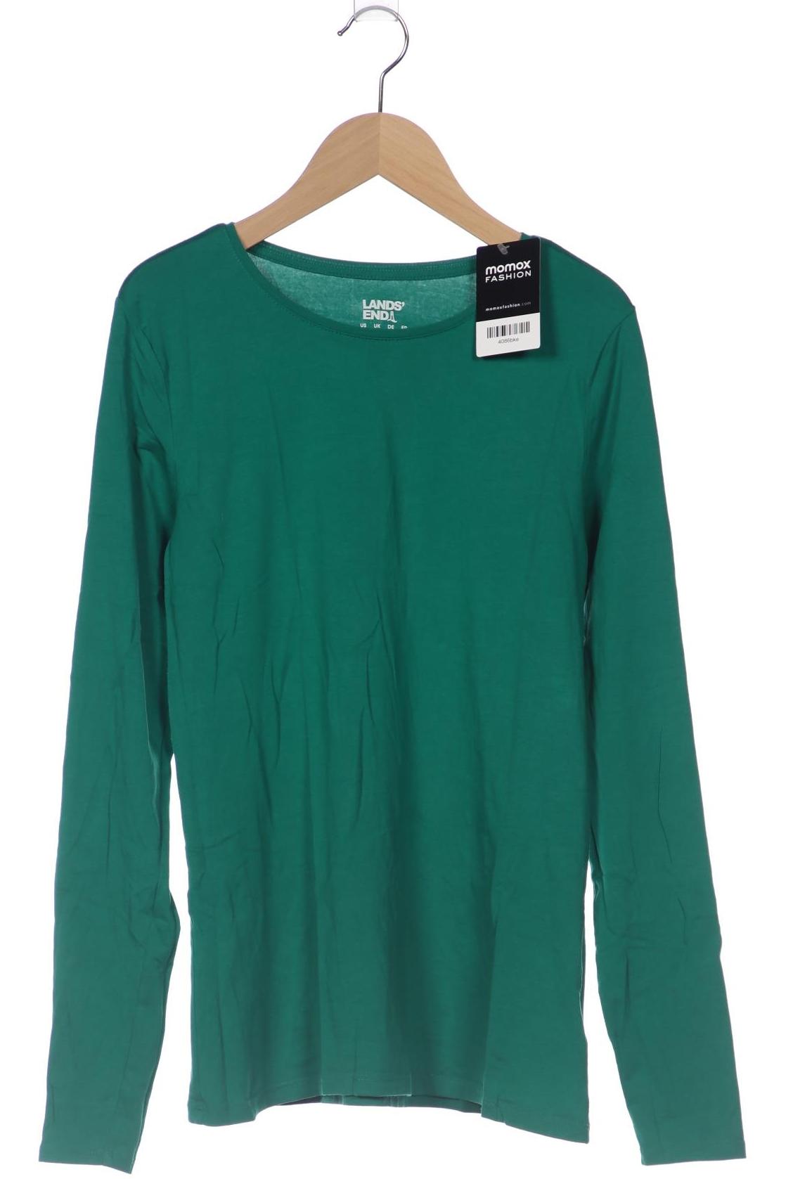 

Lands End Damen Langarmshirt, türkis, Gr. 36