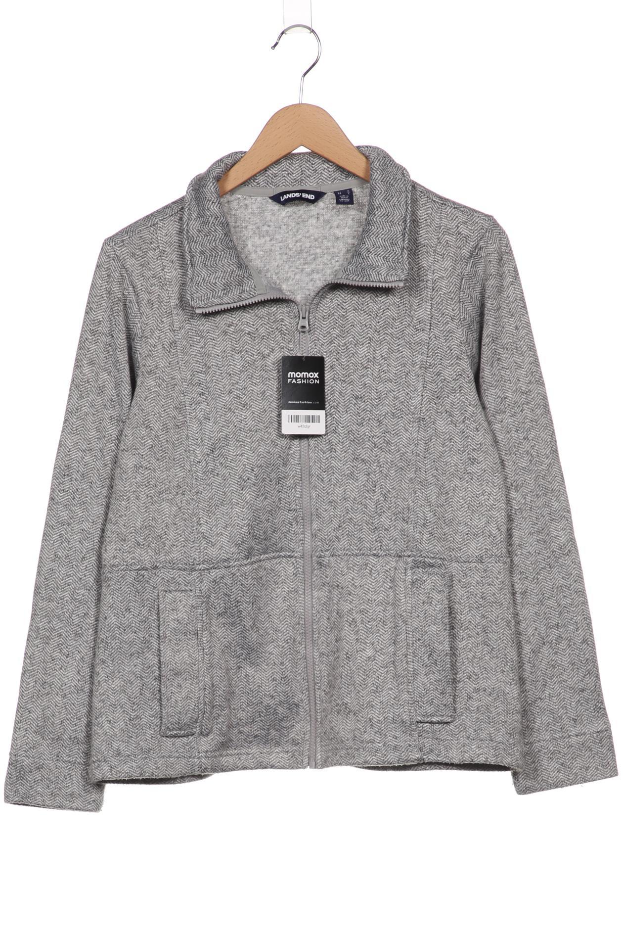 

Lands´End Damen Strickjacke, grau