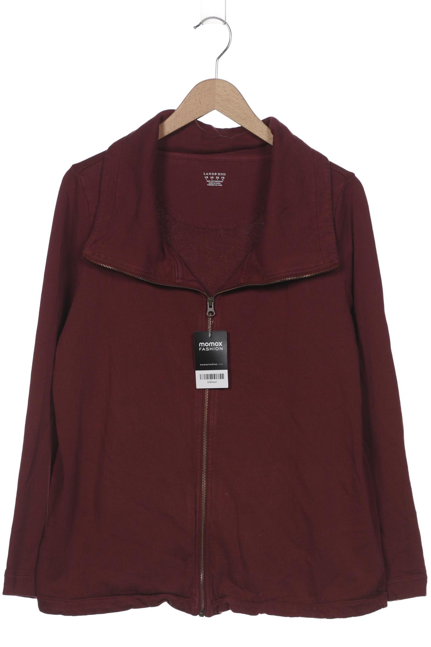 

Lands End Damen Sweatshirt, bordeaux, Gr. 42