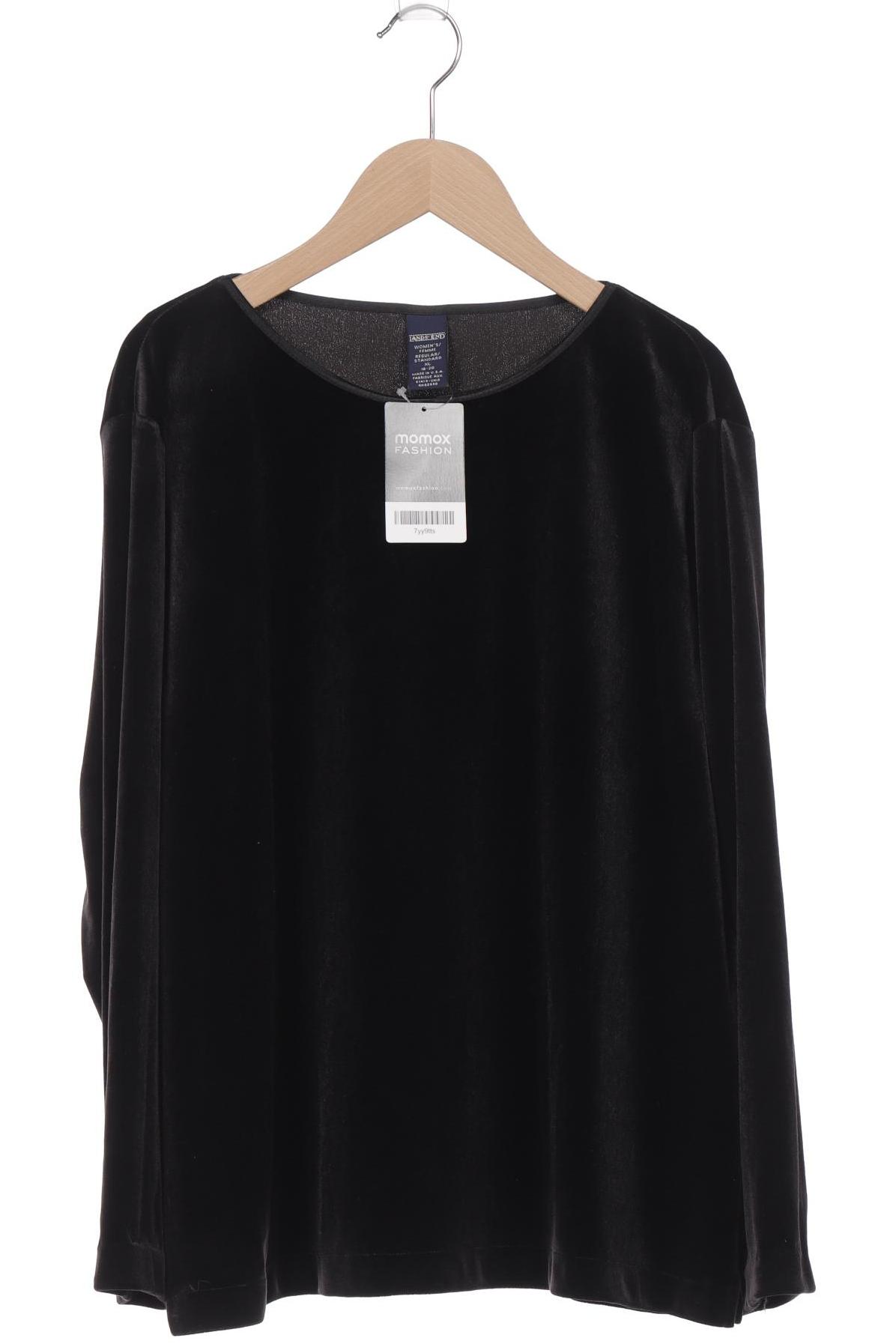 

Lands End Damen Langarmshirt, schwarz