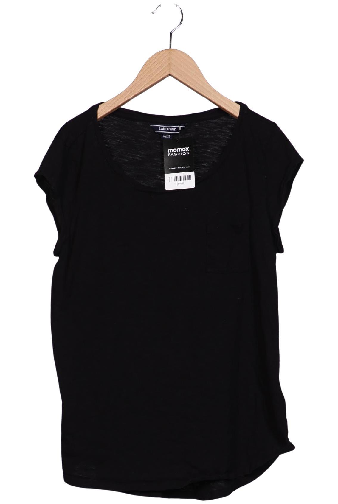 

Lands End Damen T-Shirt, schwarz, Gr. 38