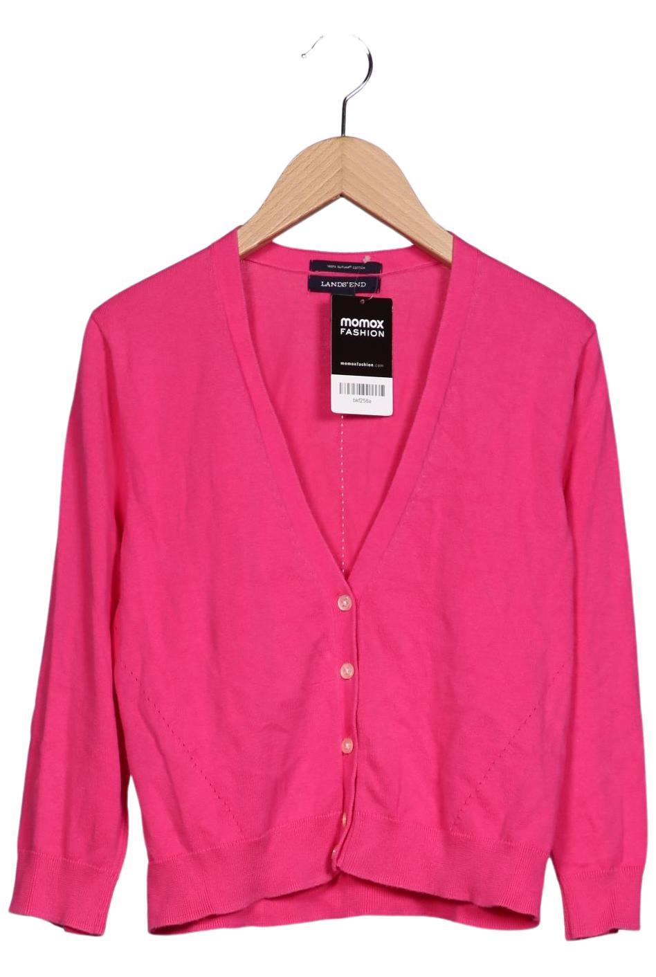 

Lands End Damen Strickjacke, pink, Gr. 36