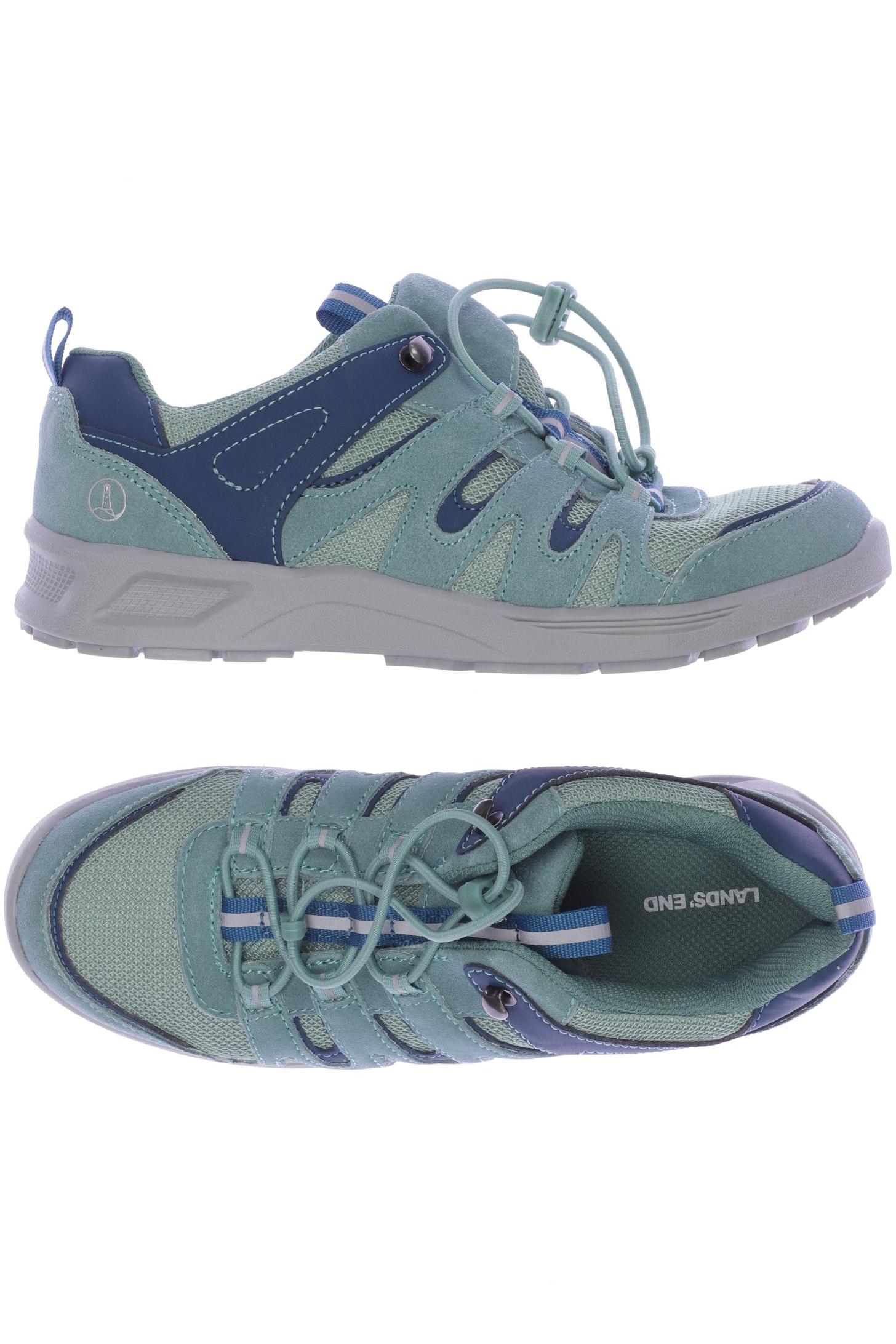 

Lands End Damen Halbschuh, türkis, Gr. 36