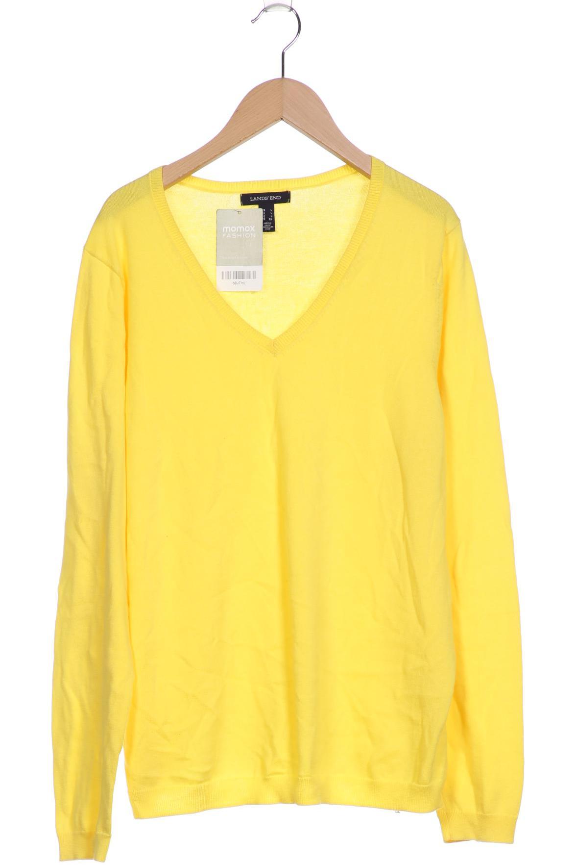 

Lands End Damen Pullover, gelb, Gr. 42