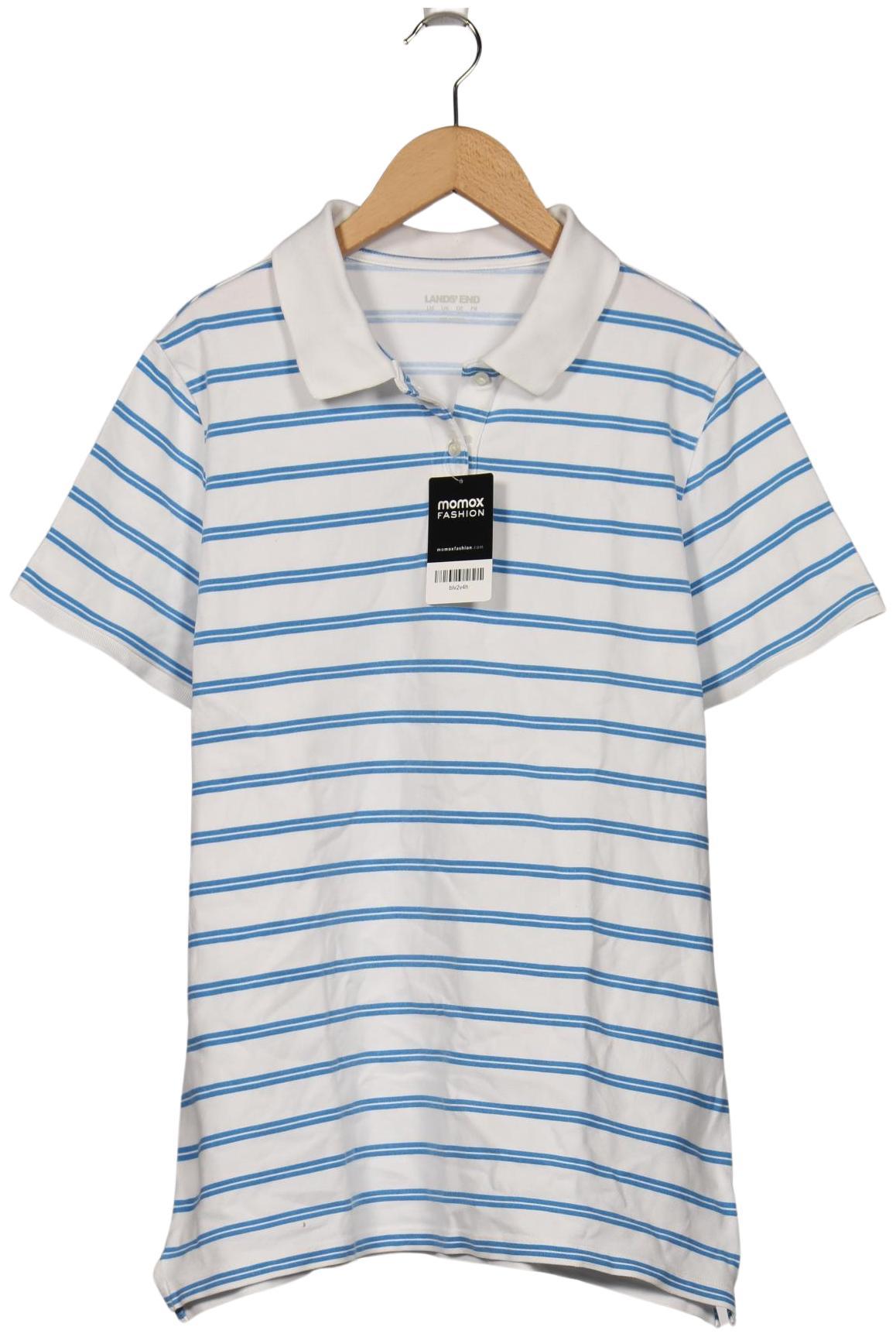 

Lands End Damen Poloshirt, weiß, Gr. 38