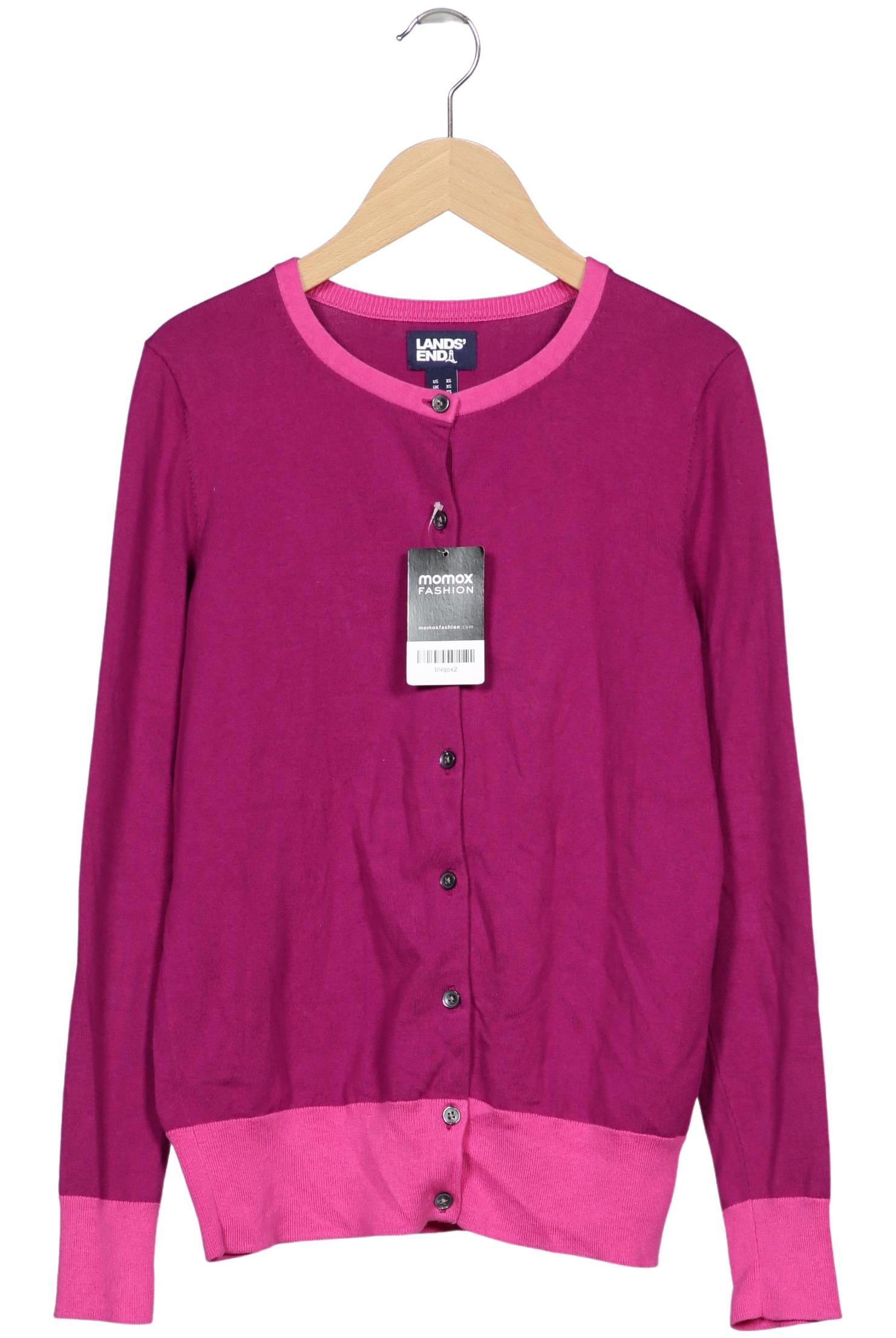 

Lands End Damen Strickjacke, pink, Gr. 34