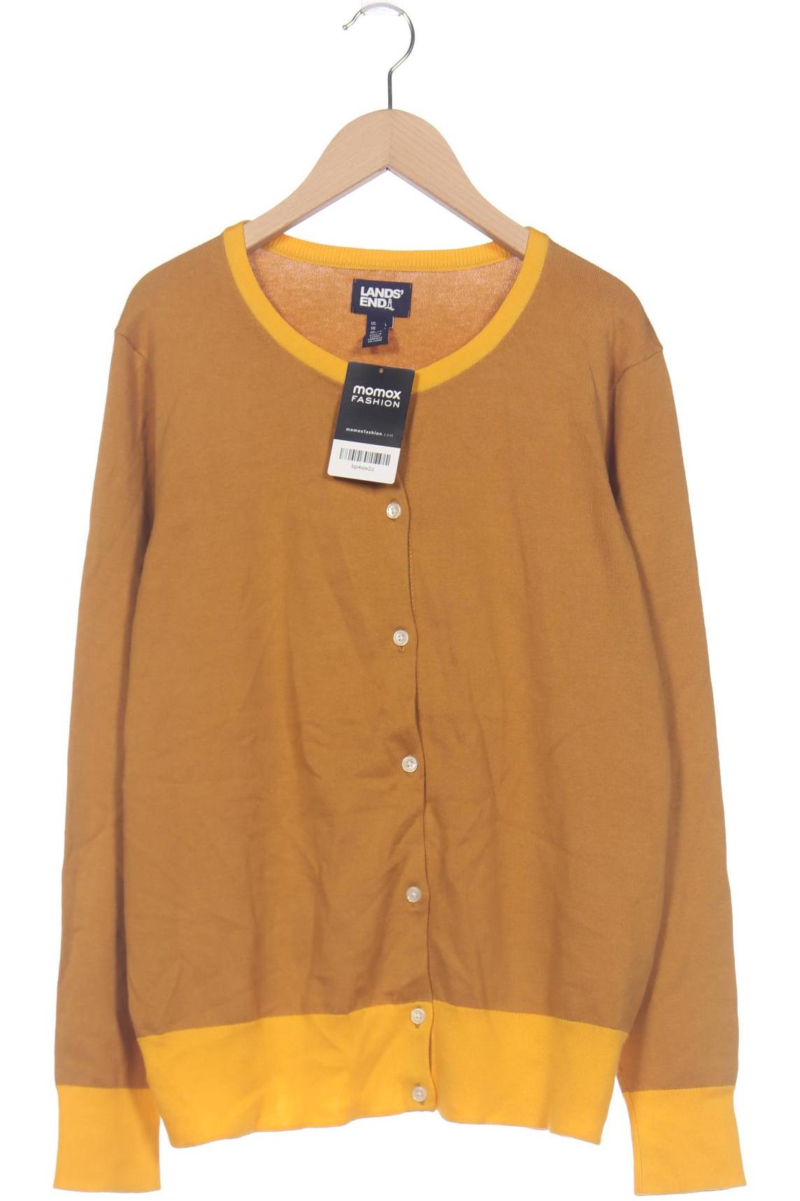 

Lands End Damen Strickjacke, braun, Gr. 42