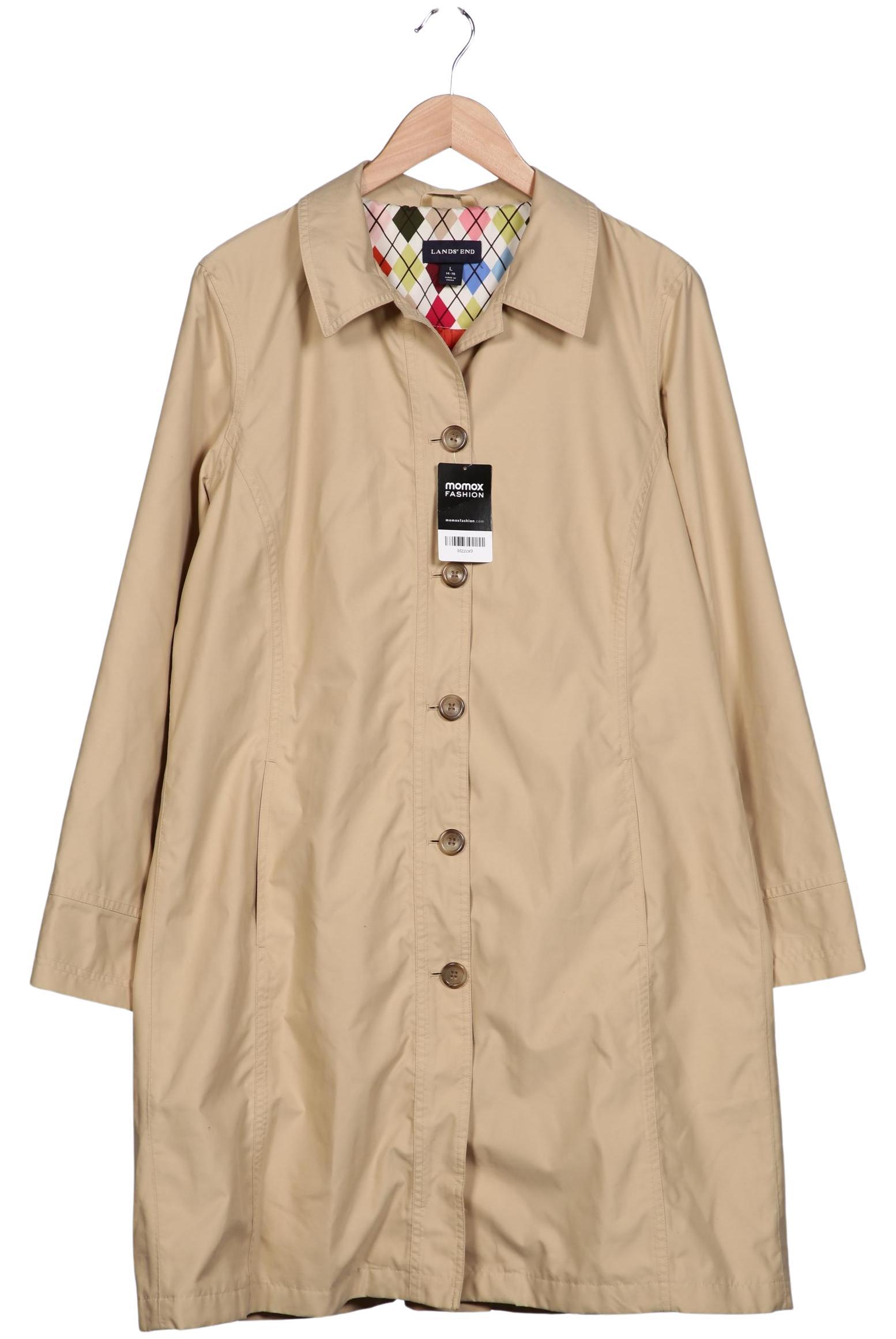 

Lands End Damen Mantel, beige, Gr. 42