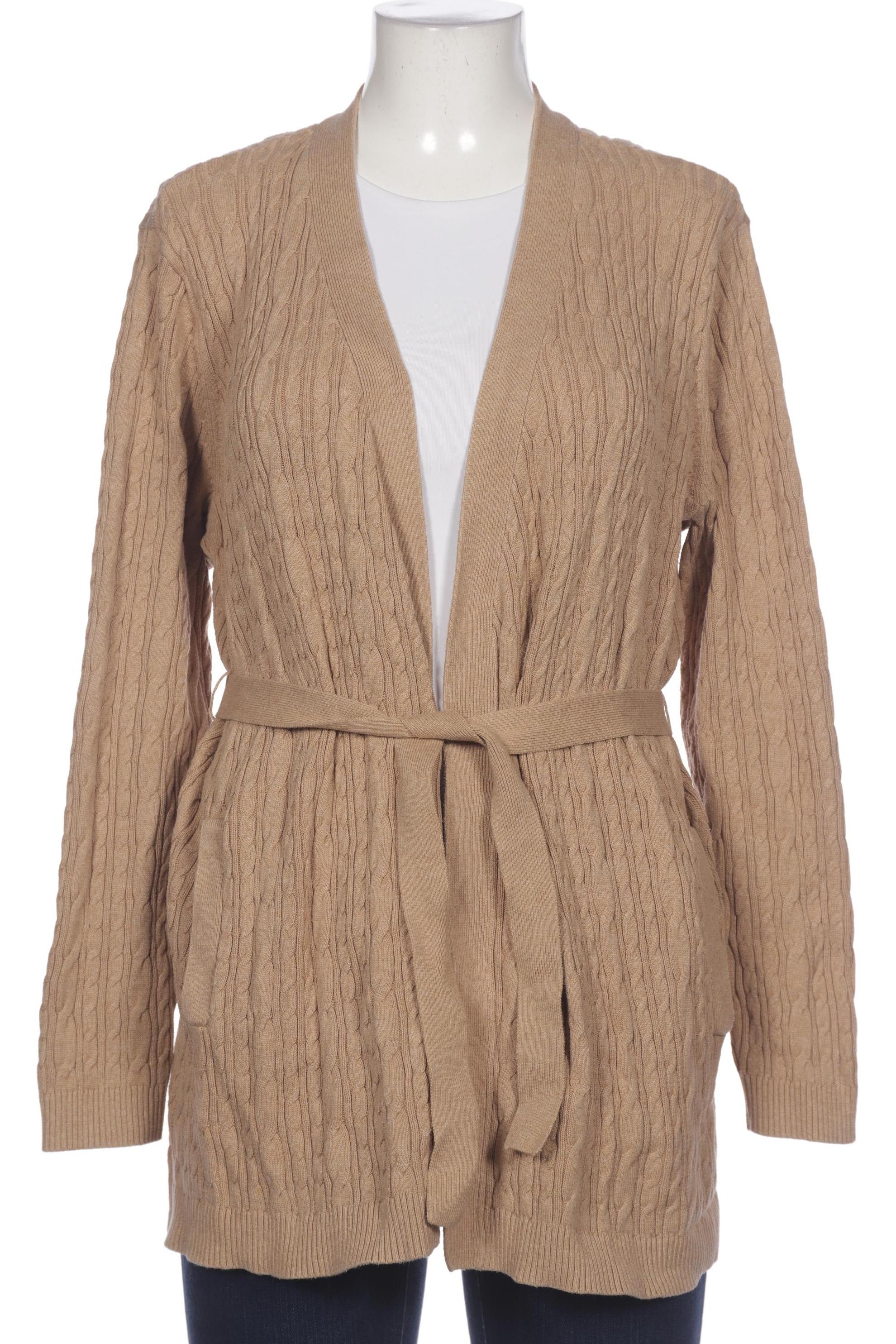 

Lands End Damen Strickjacke, beige, Gr. 42