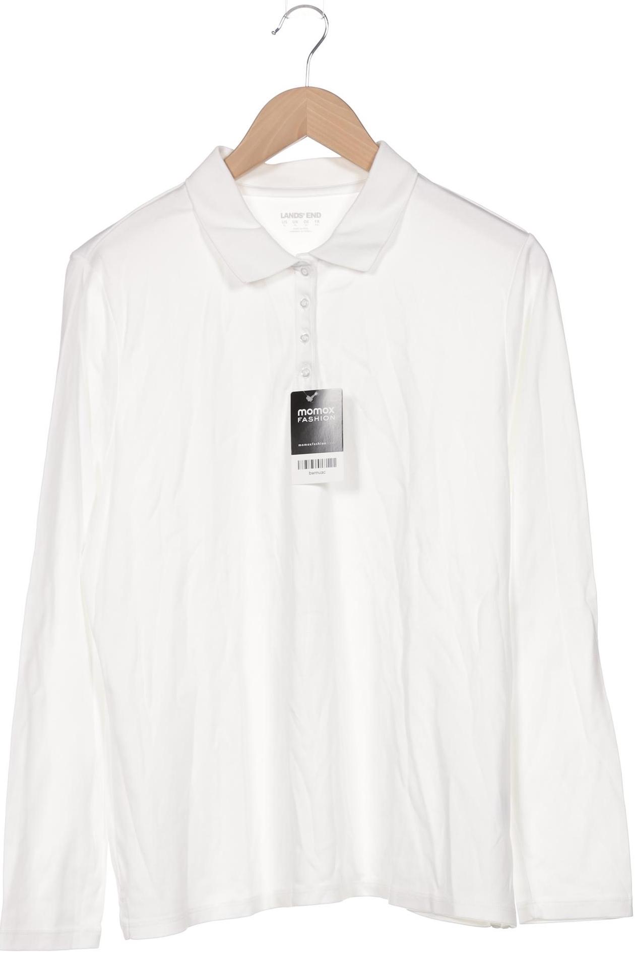 

Lands End Damen Poloshirt, weiß, Gr. 44