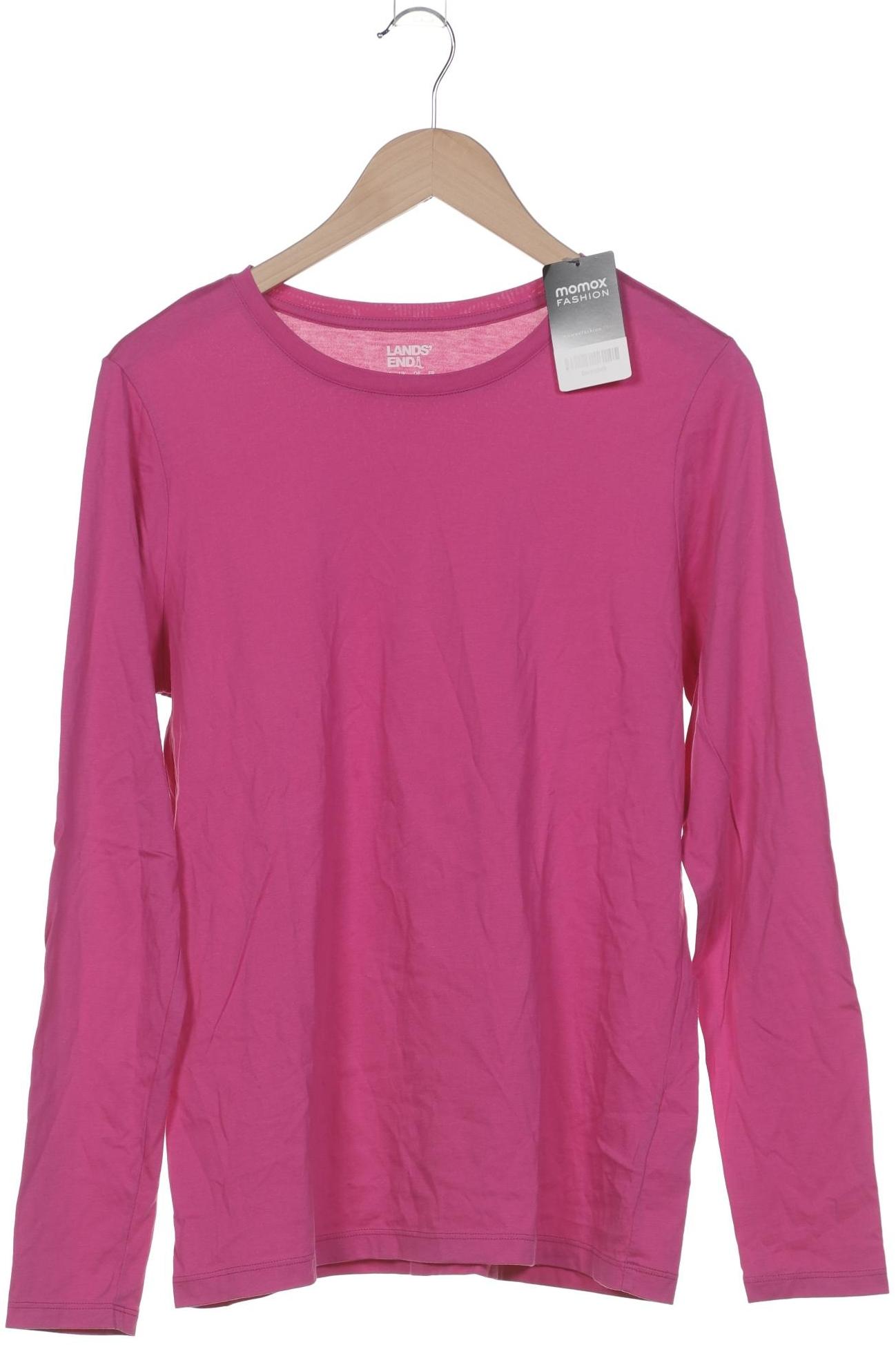 

Lands End Damen Langarmshirt, pink, Gr. 38