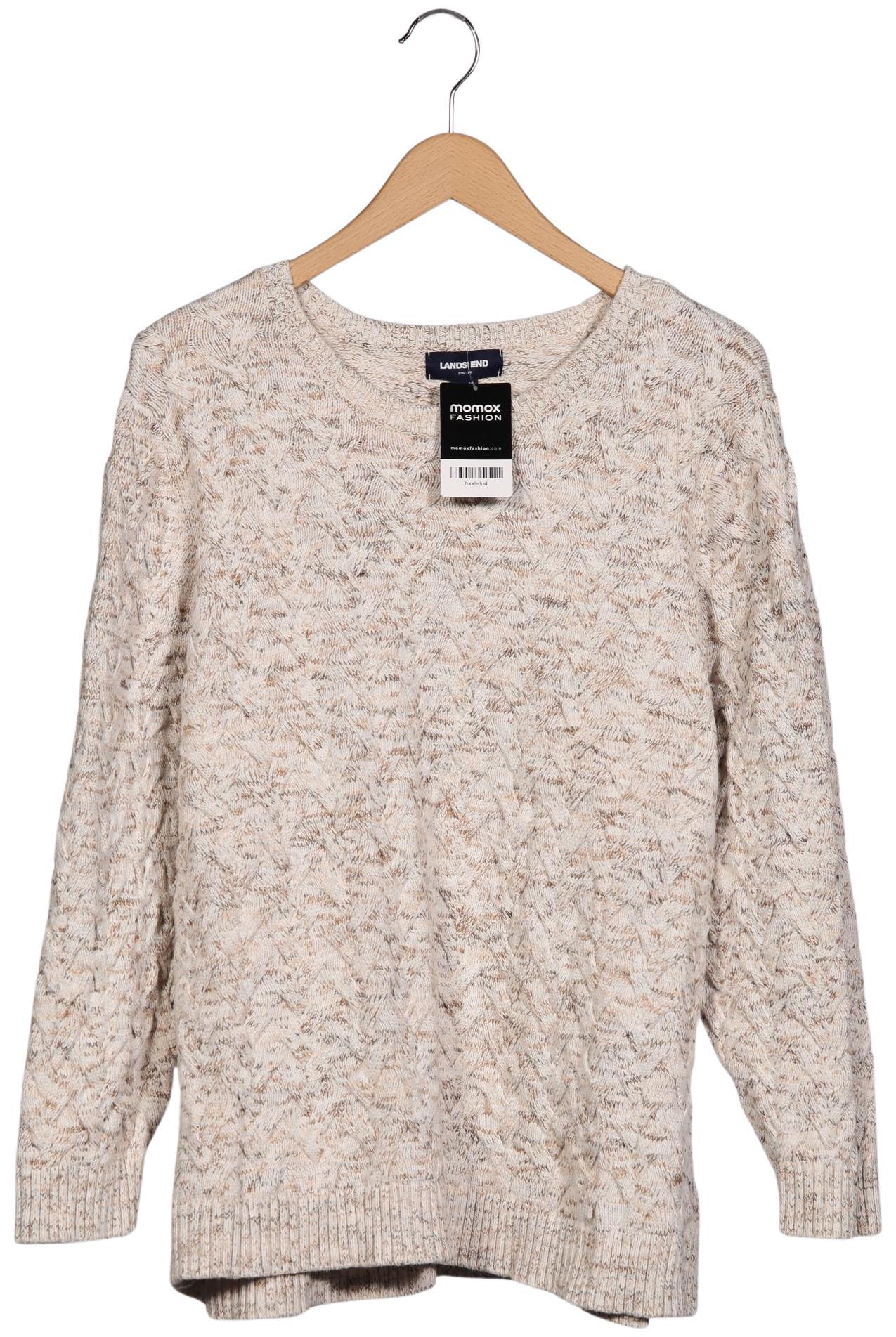 

Lands End Damen Pullover, beige, Gr. 56