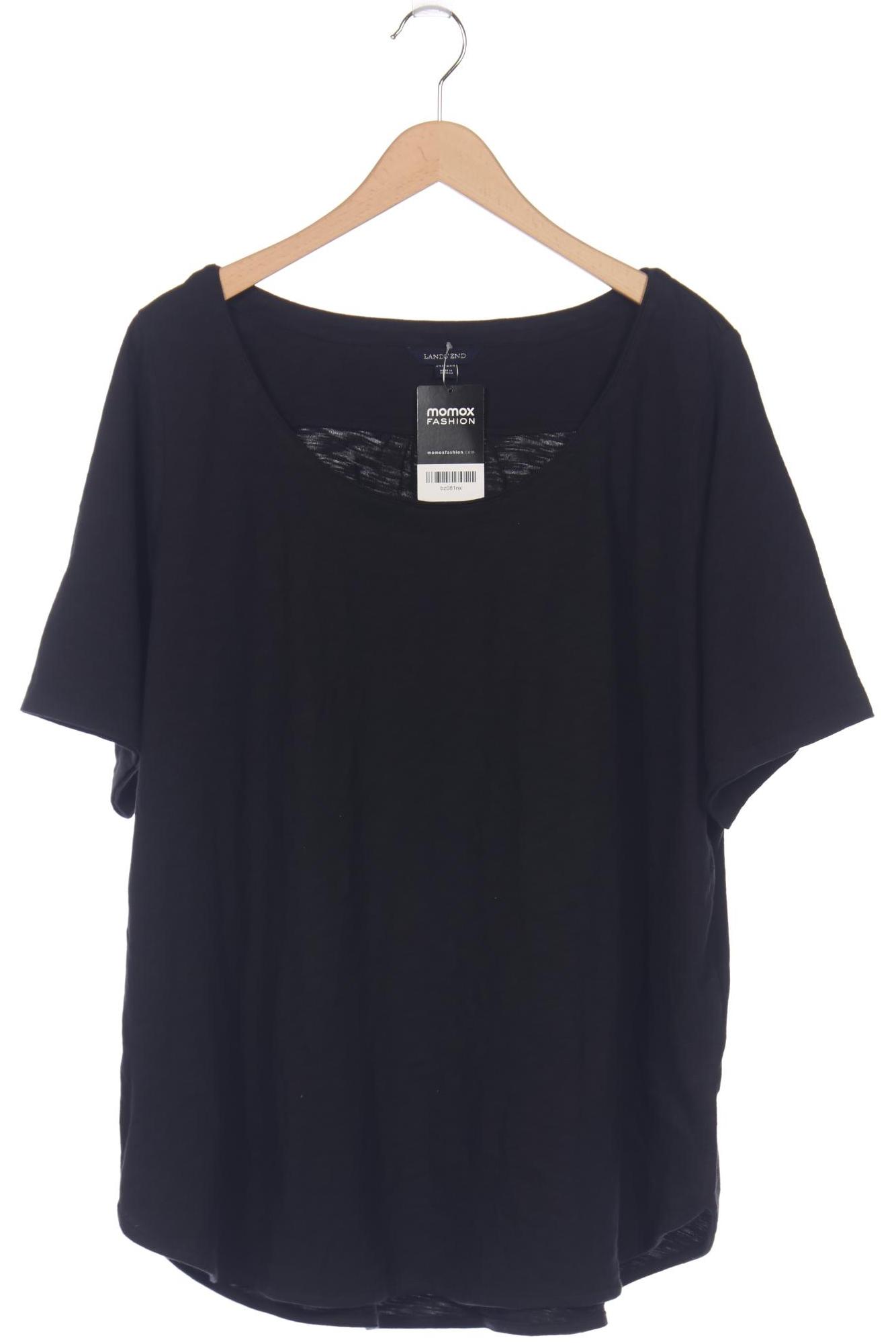 

Lands End Damen T-Shirt, schwarz, Gr. 48