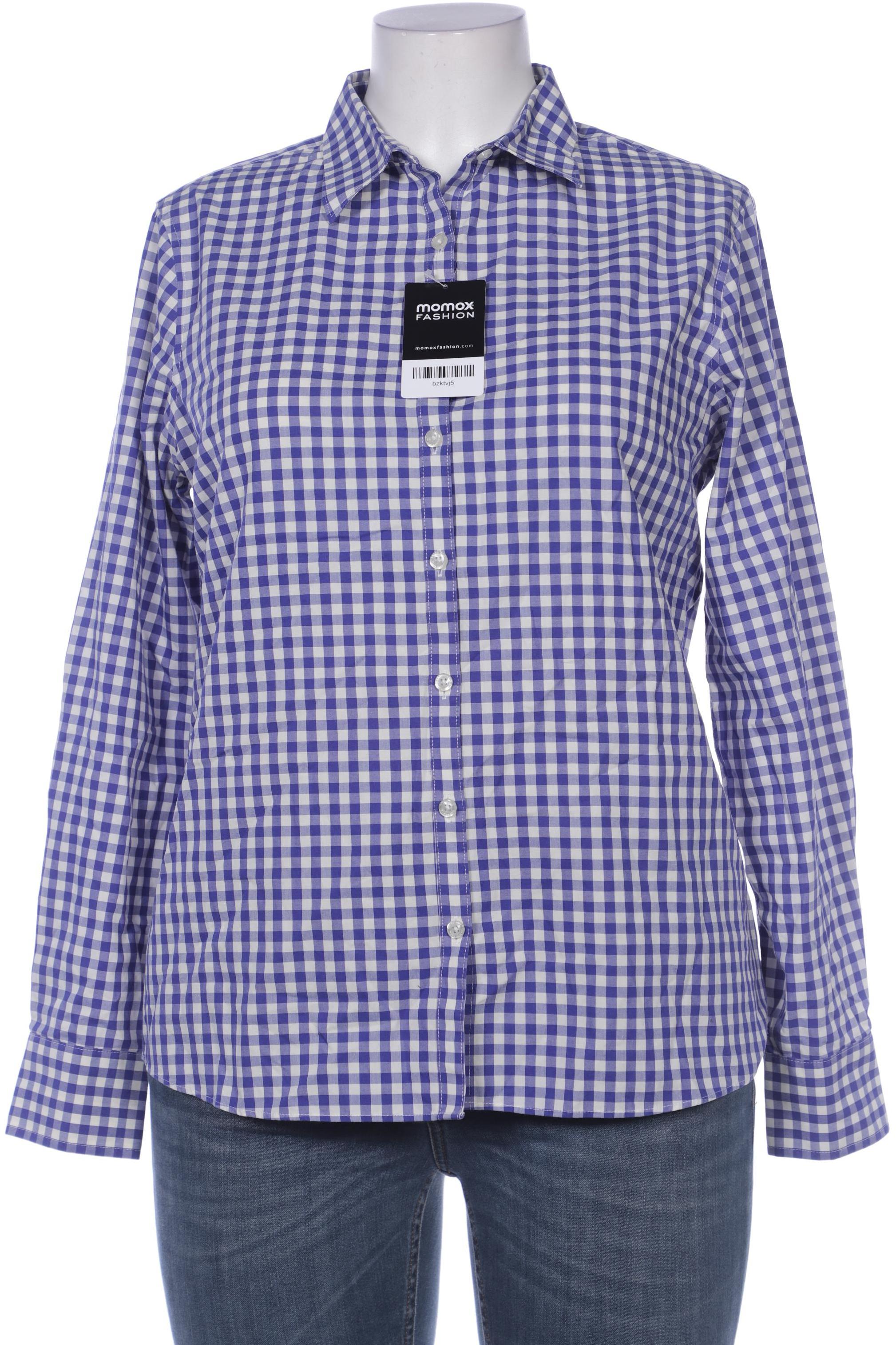 

Lands End Damen Bluse, blau, Gr. 42
