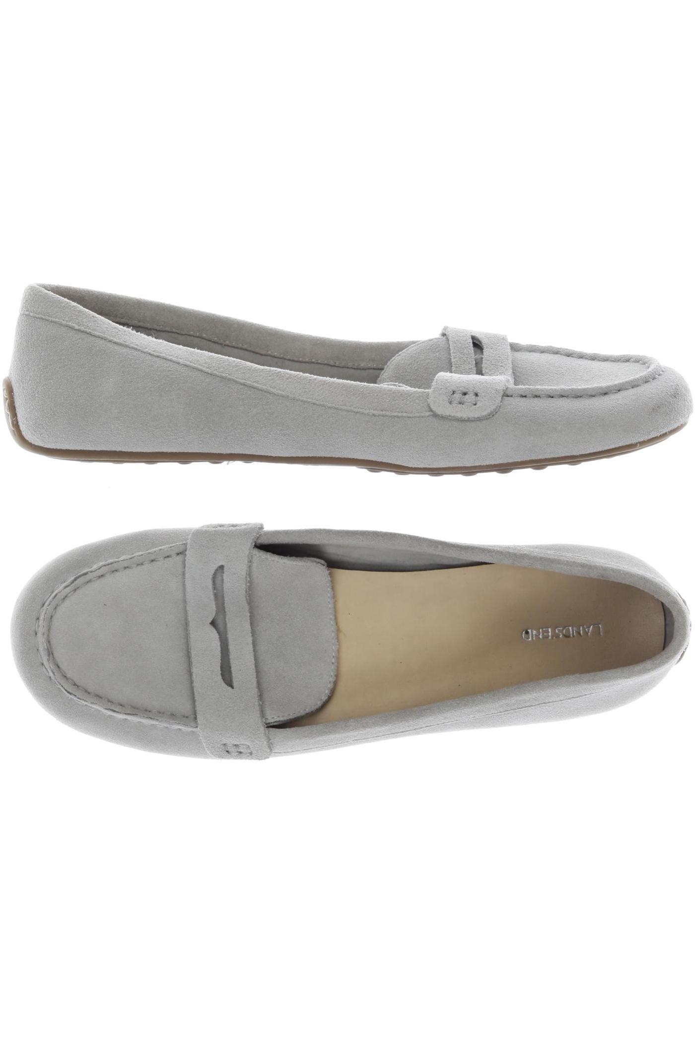 

Lands End Damen Halbschuh, grau, Gr. 38.5
