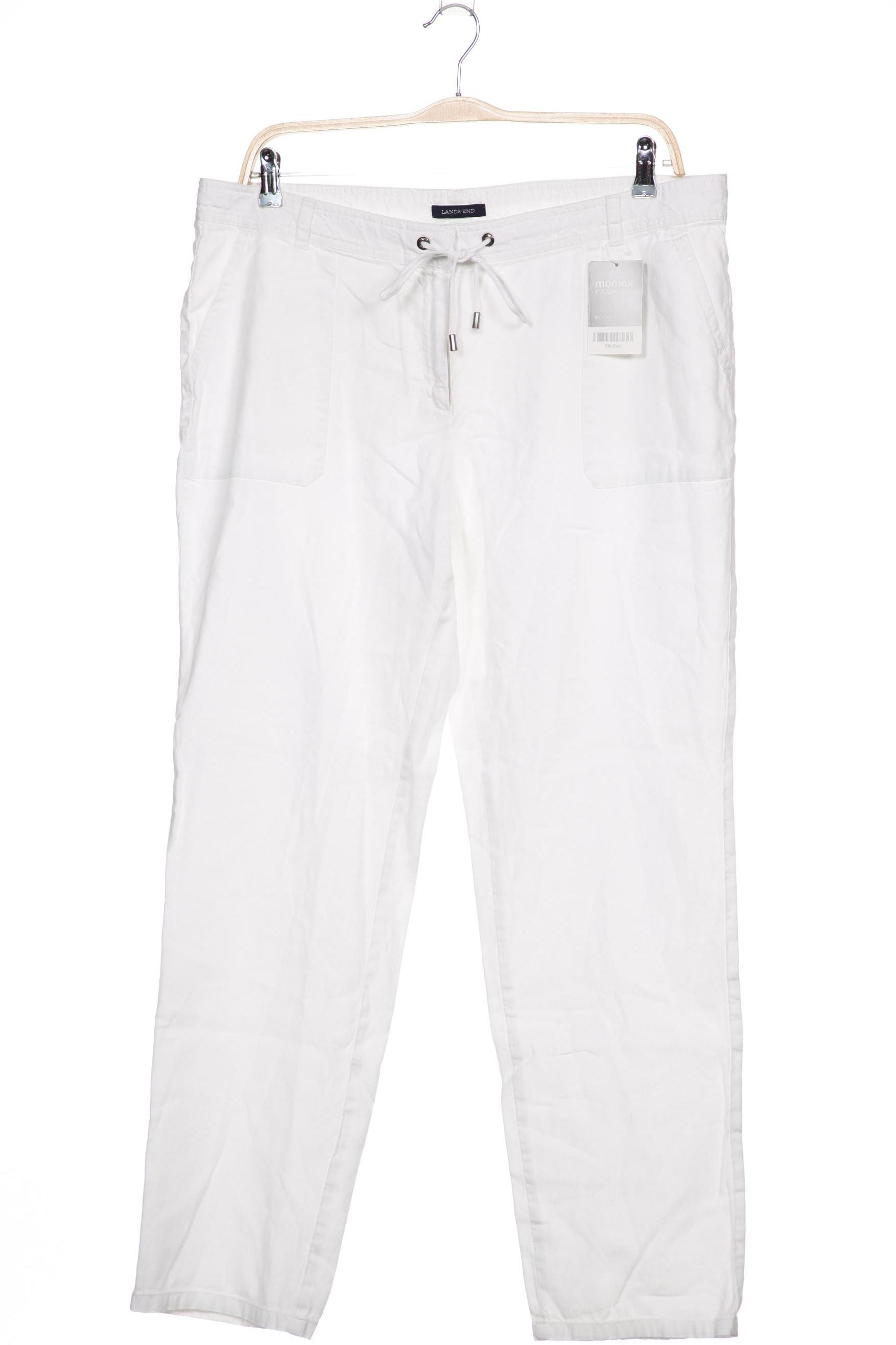 

Lands´End Damen Stoffhose, weiß