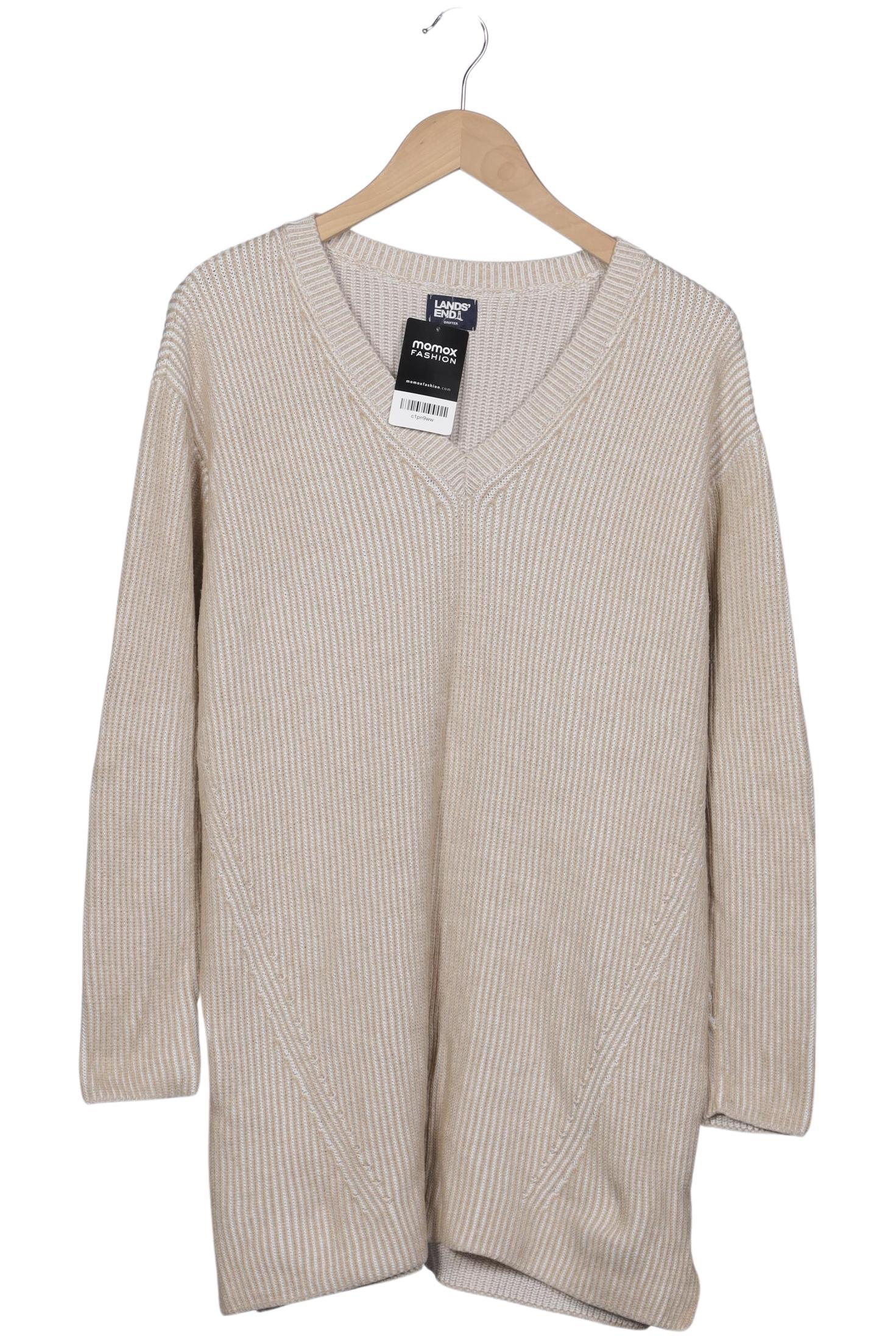 

Lands End Damen Pullover, beige, Gr. 42