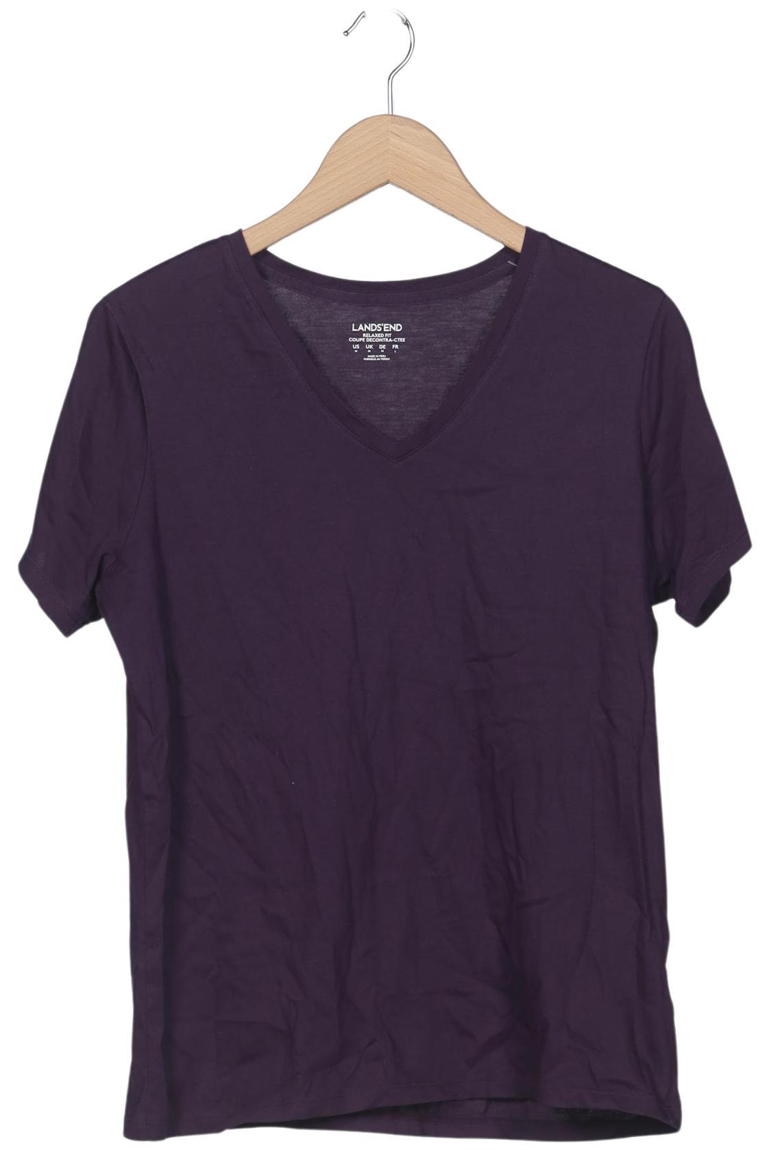 

Lands End Damen T-Shirt, flieder, Gr. 38