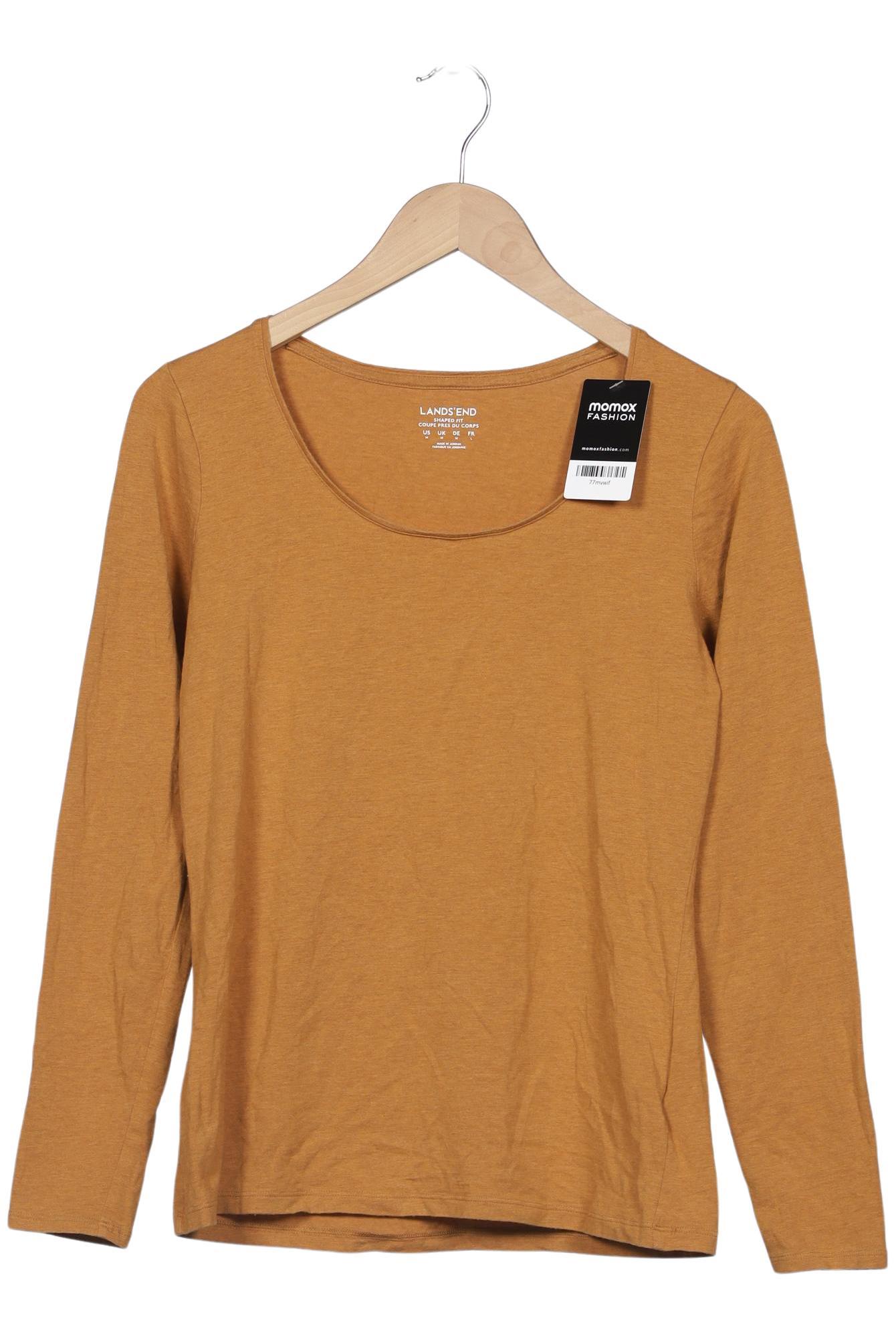 

Lands End Damen Langarmshirt, orange, Gr. 38