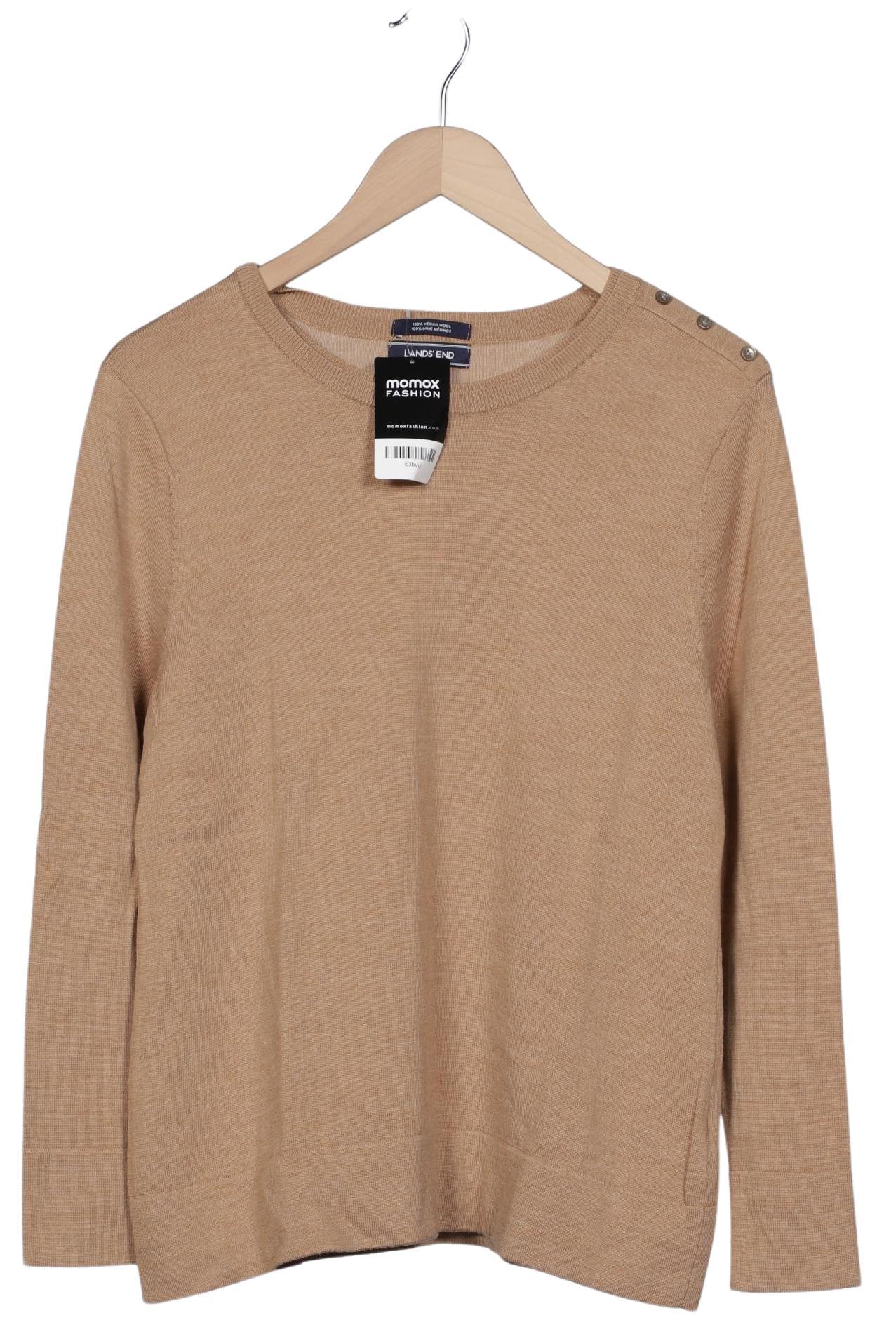

Lands End Damen Pullover, beige, Gr. 64
