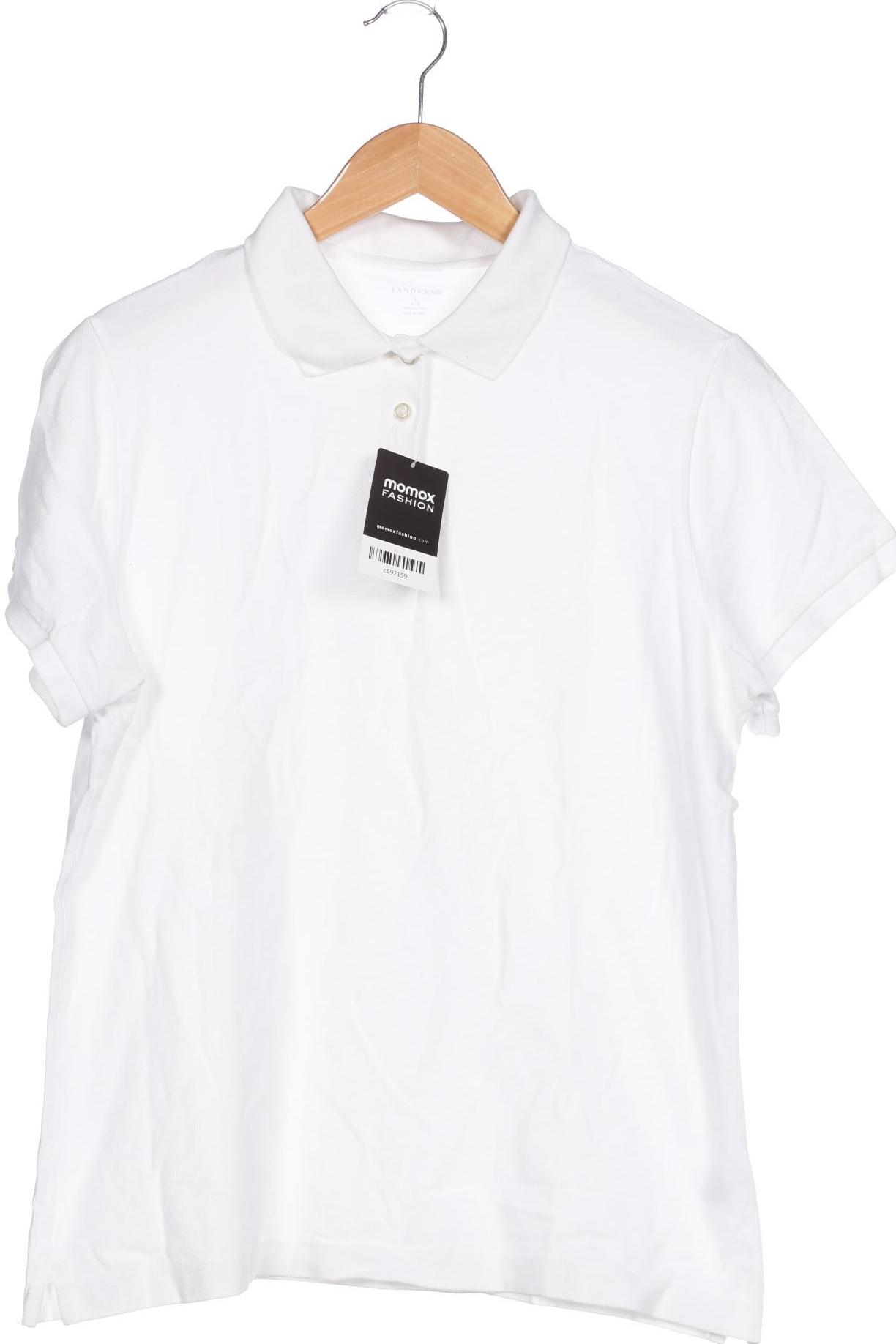 

Lands End Damen Poloshirt, weiß, Gr. 42