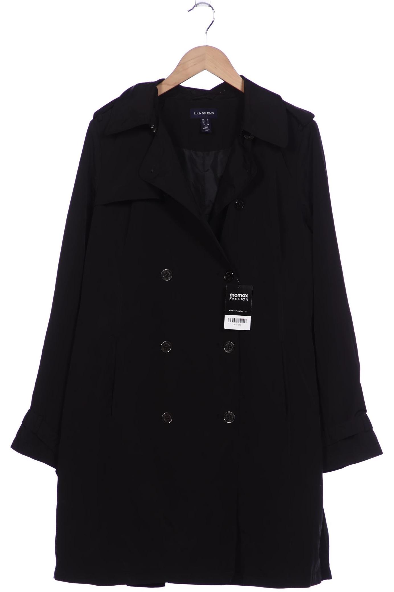 

Lands End Damen Mantel, schwarz, Gr. 42