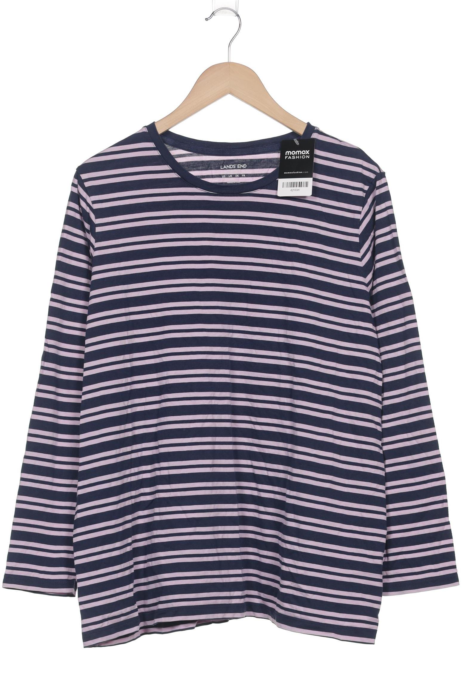 

Lands End Damen Langarmshirt, marineblau, Gr. 50