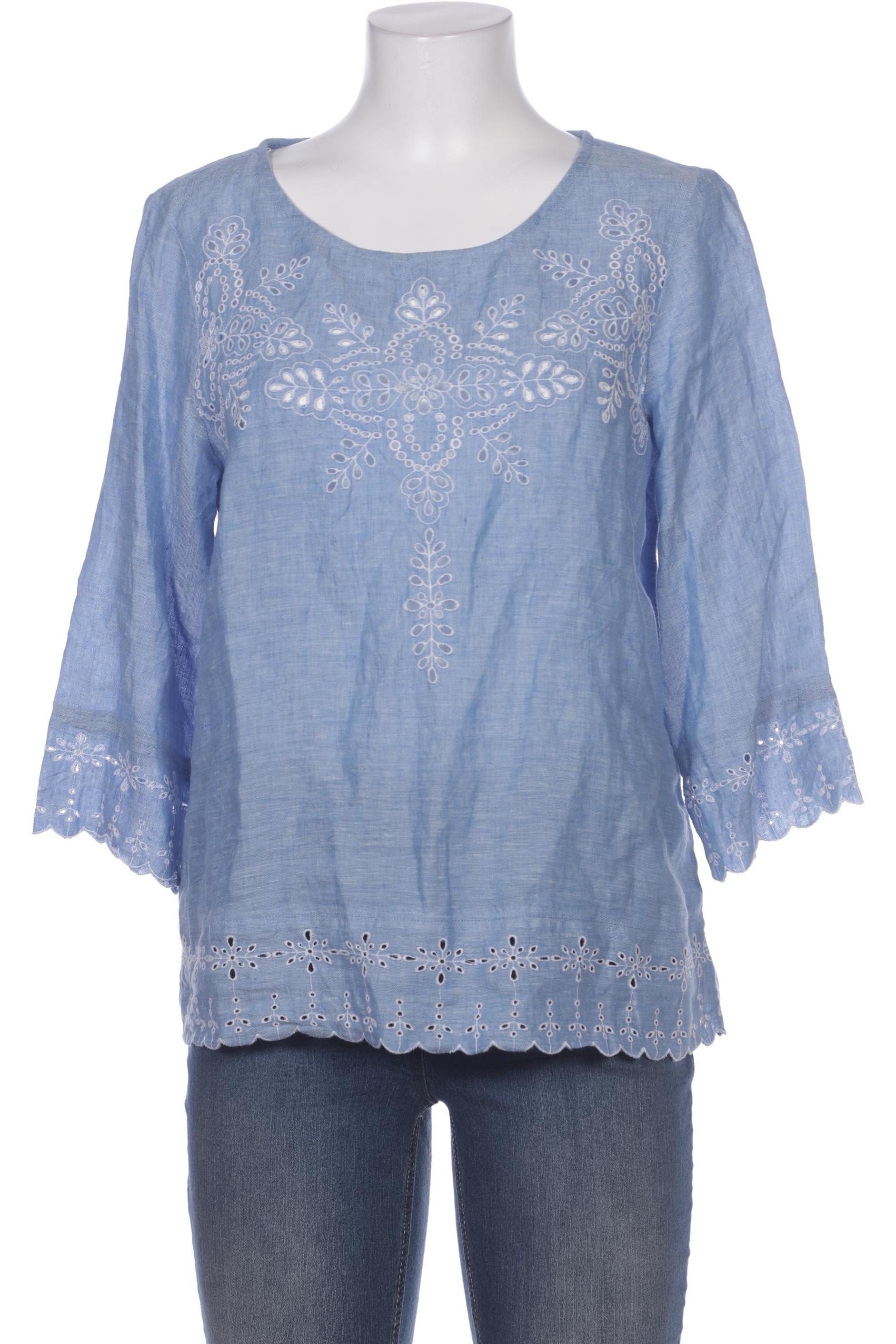 

Lands End Damen Bluse, blau, Gr. 40