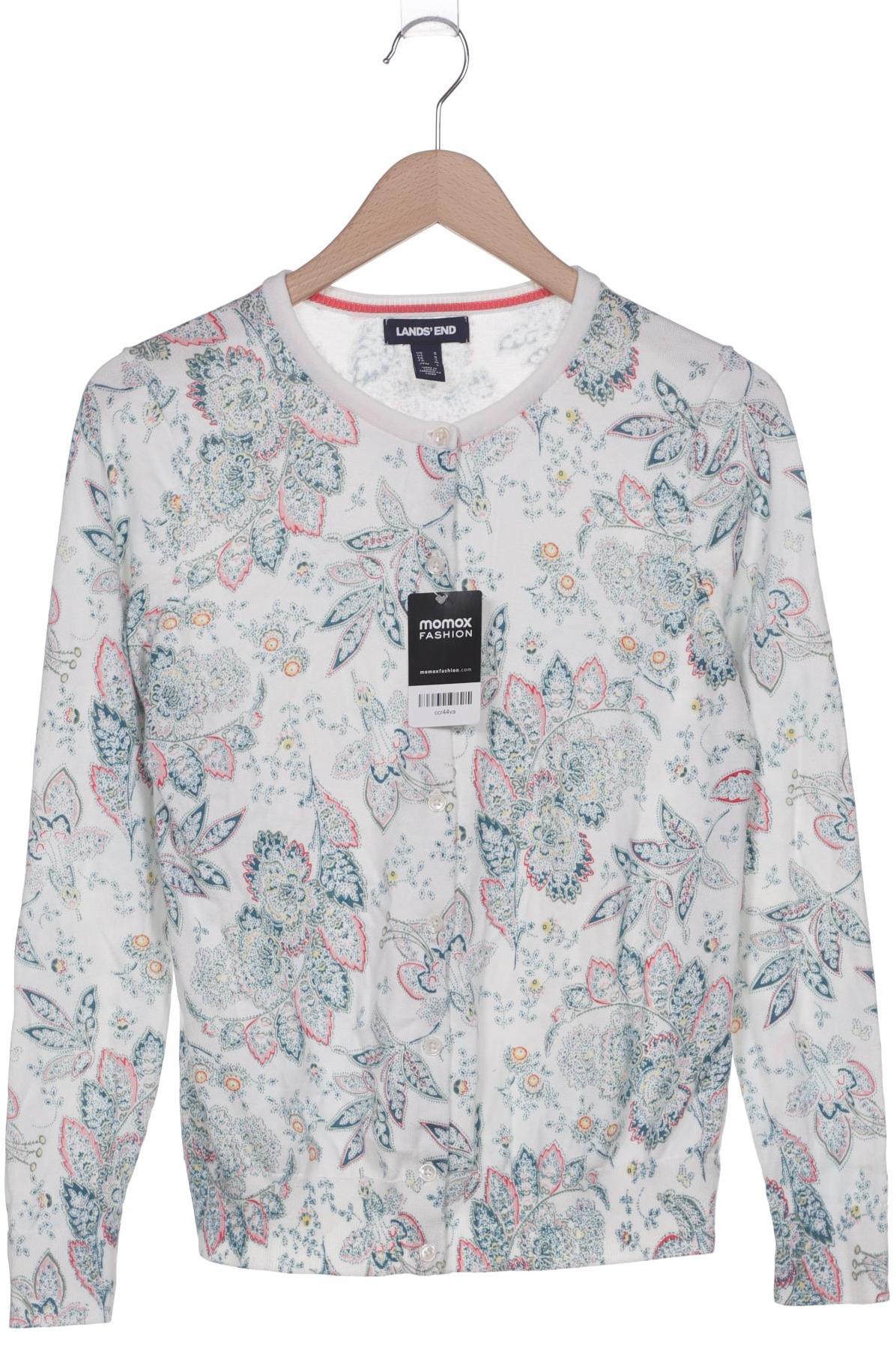 

Lands End Damen Strickjacke, weiß, Gr. 36