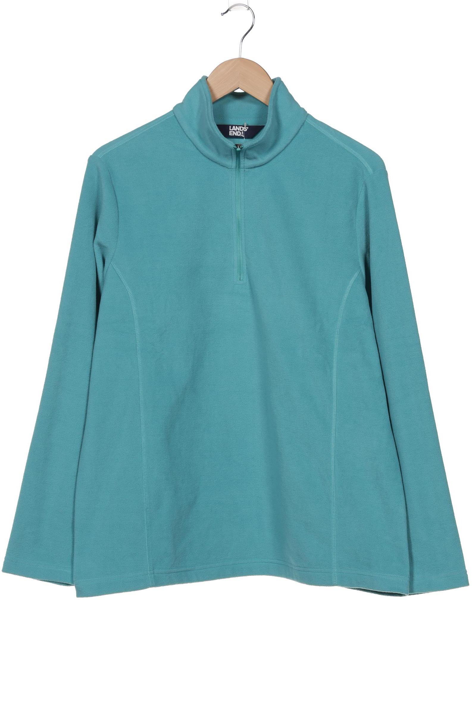 

Lands End Damen Sweatshirt, türkis, Gr. 42