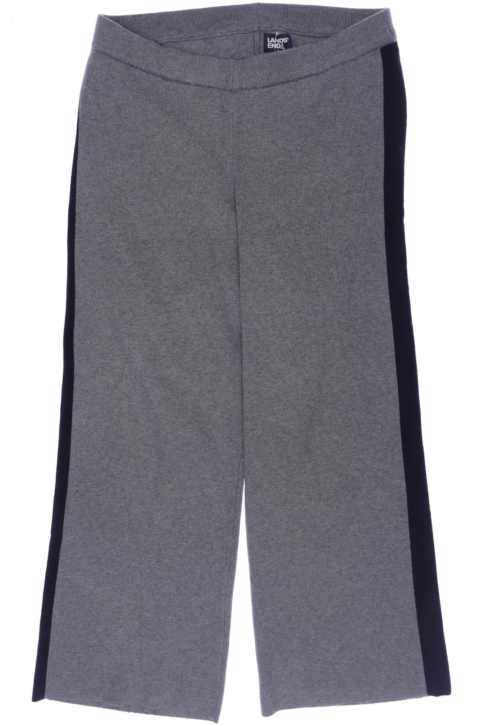 

Lands End Damen Stoffhose, grau, Gr. 0