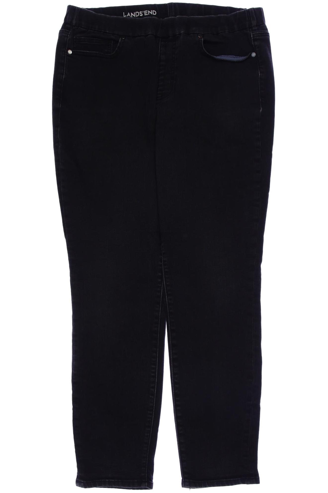 

Lands End Damen Jeans, schwarz, Gr. 42