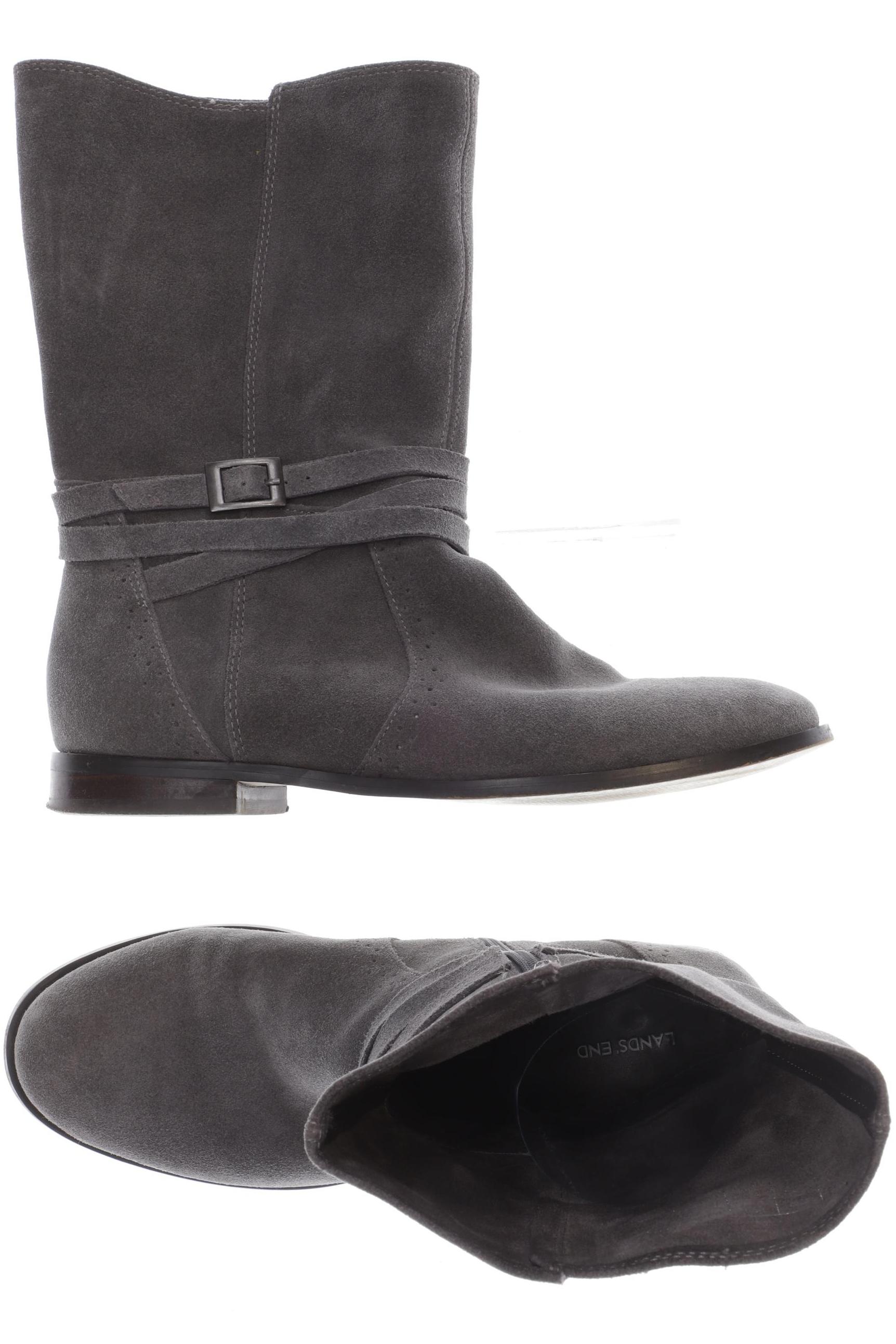 

Lands End Damen Stiefelette, grau, Gr. 38