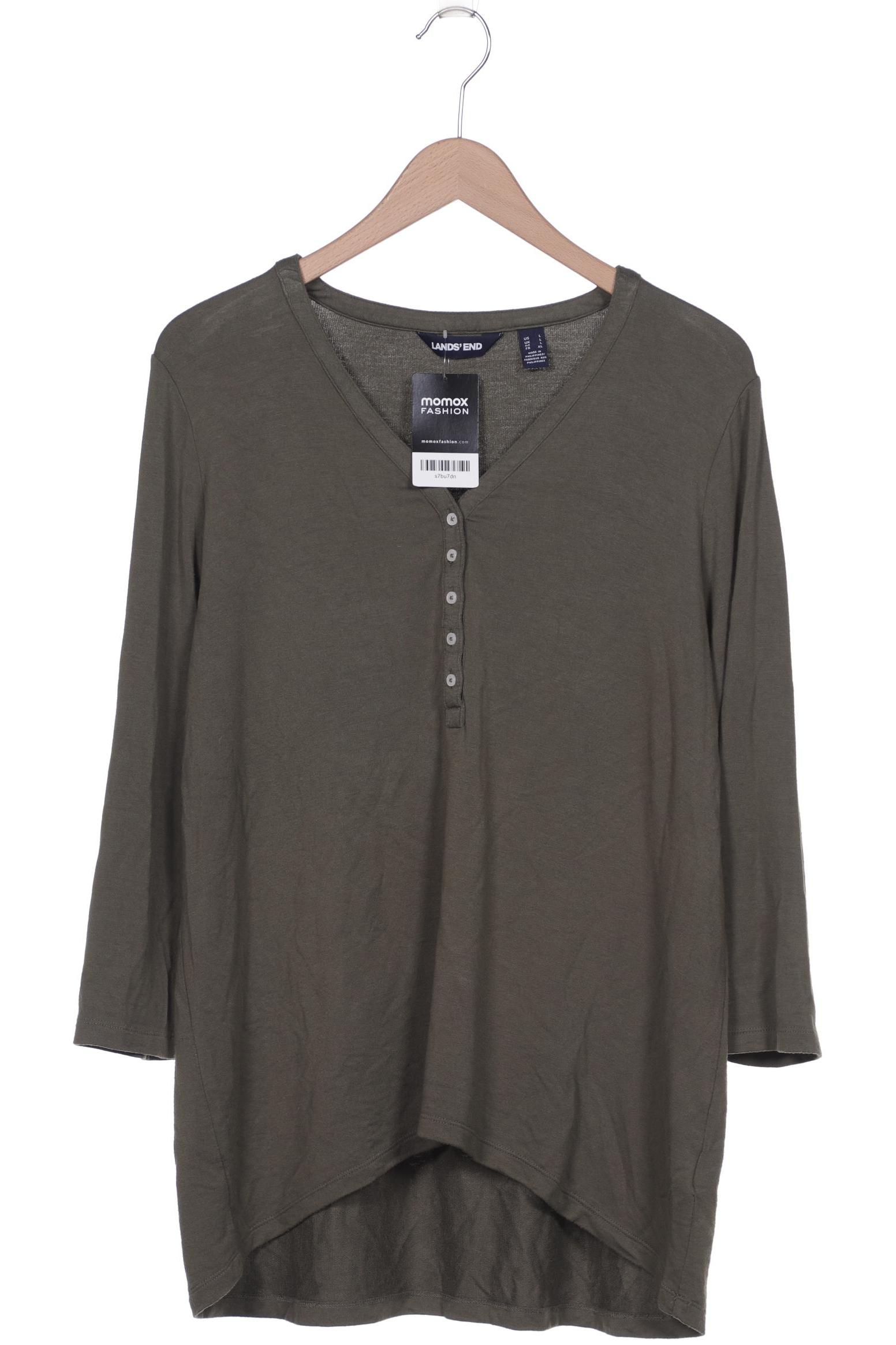 

Lands End Damen Langarmshirt, grün