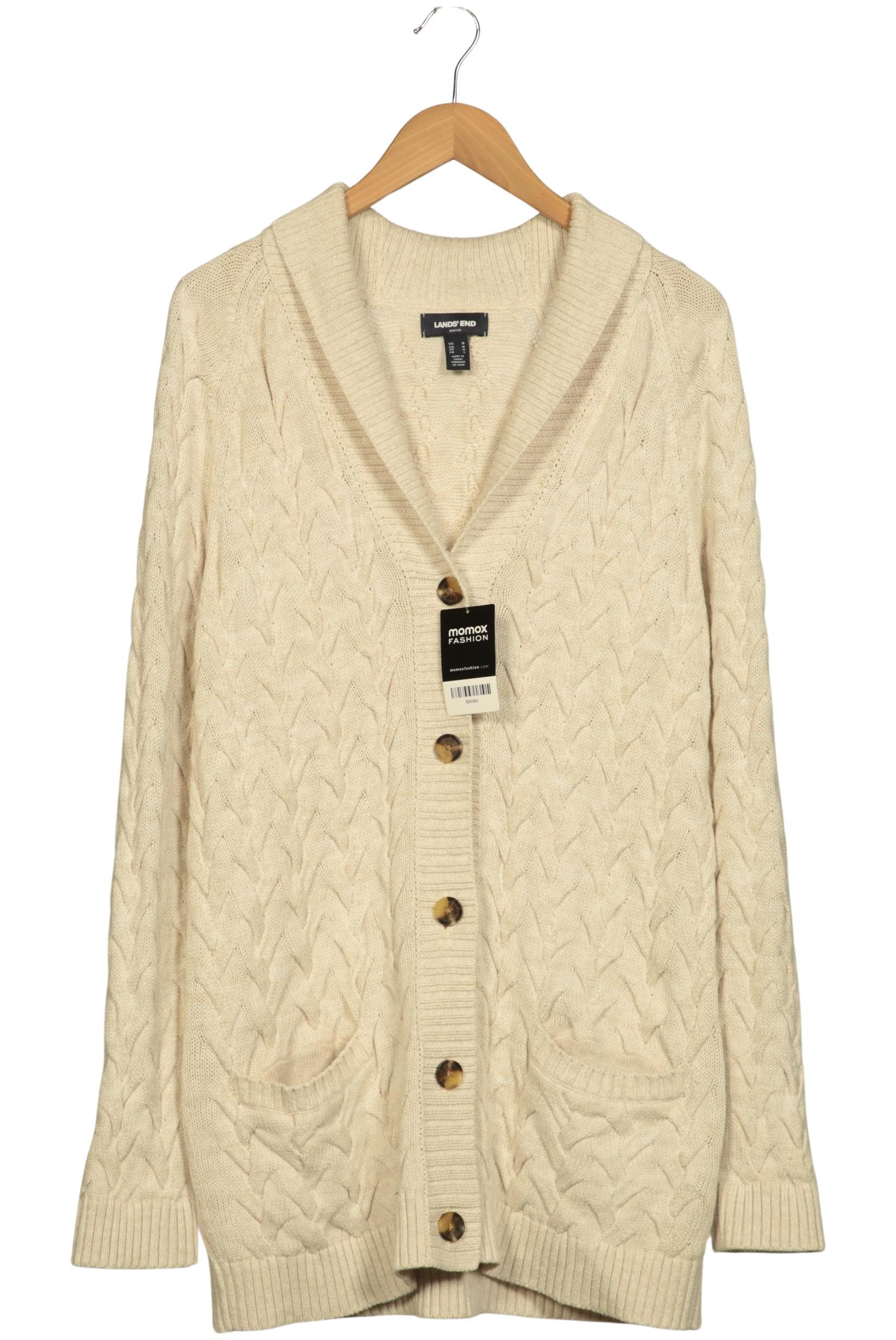 

Lands End Damen Strickjacke, cremeweiß, Gr. 38